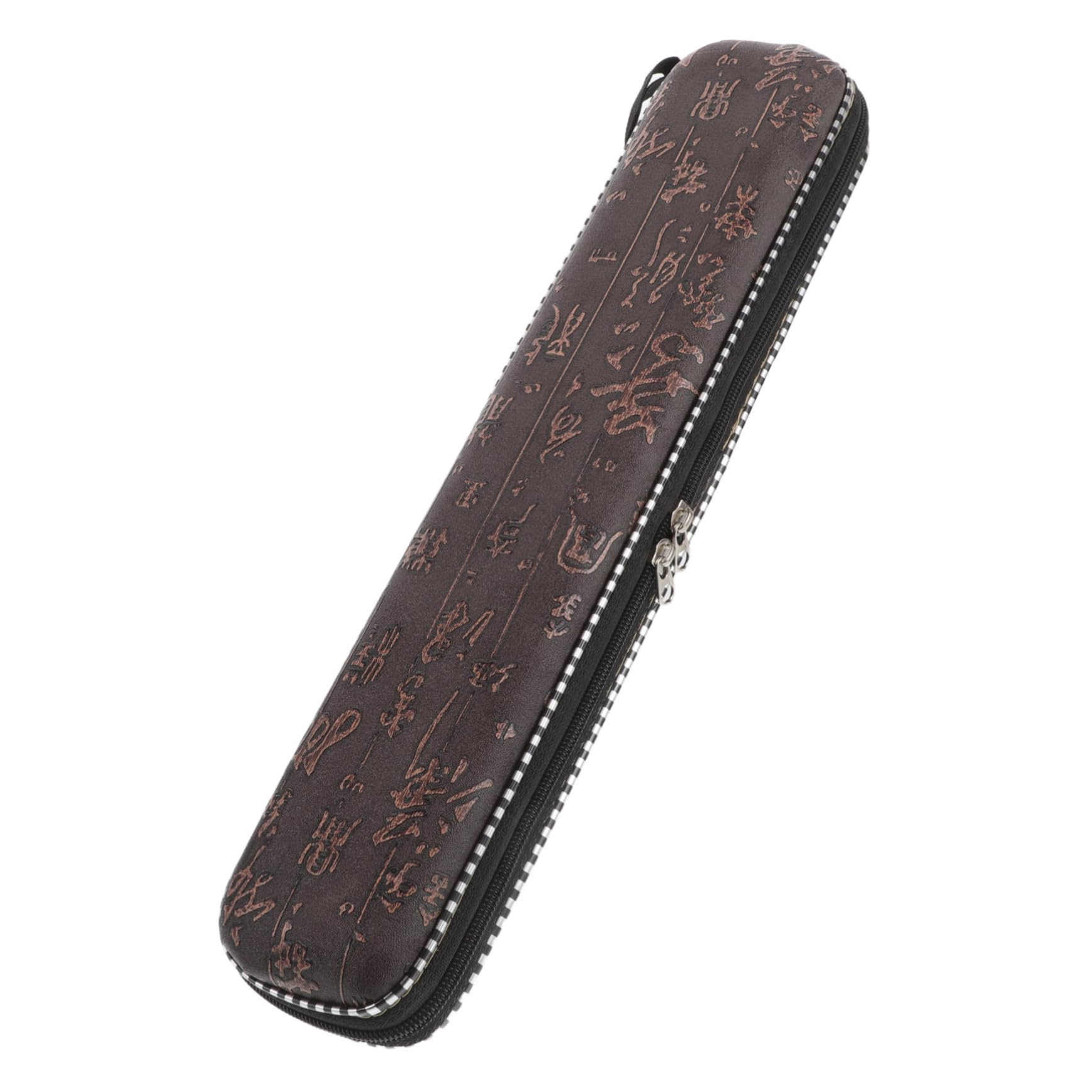 Toddmomy Organized Tidy Bamboo Flute Storage Box Waterproof Flute Case Adjustable Storage for Multiple