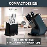 Tefal EverSharp Pro 5-Piece Kitchen Knife Block with Integrated Sharpener - 7
