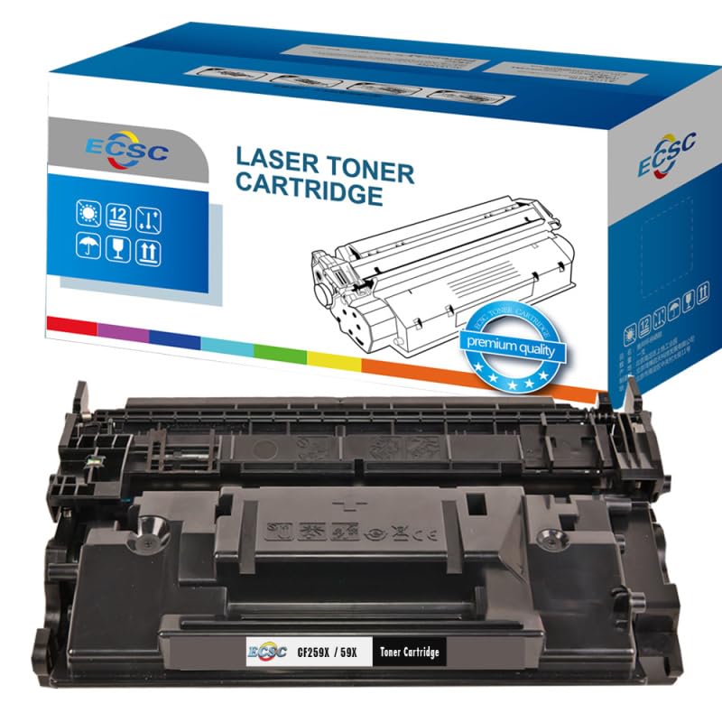 ECSC CF259X With Chip Toner Cartridge Replacement for HP 59X LaserJet Pro M304a M404dn M404dw M404n MFP M428dw MFP M428fdn MFP M428fdw Enterprise M406dn MFP M430f (Black)