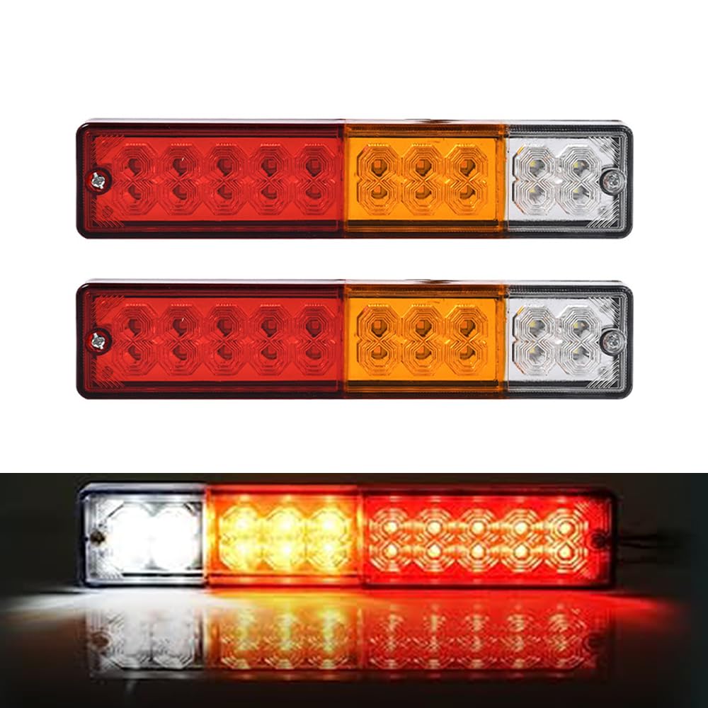 Amazon | トラック テールランプ LED 汎用 角型 12-24V通用 トラック 