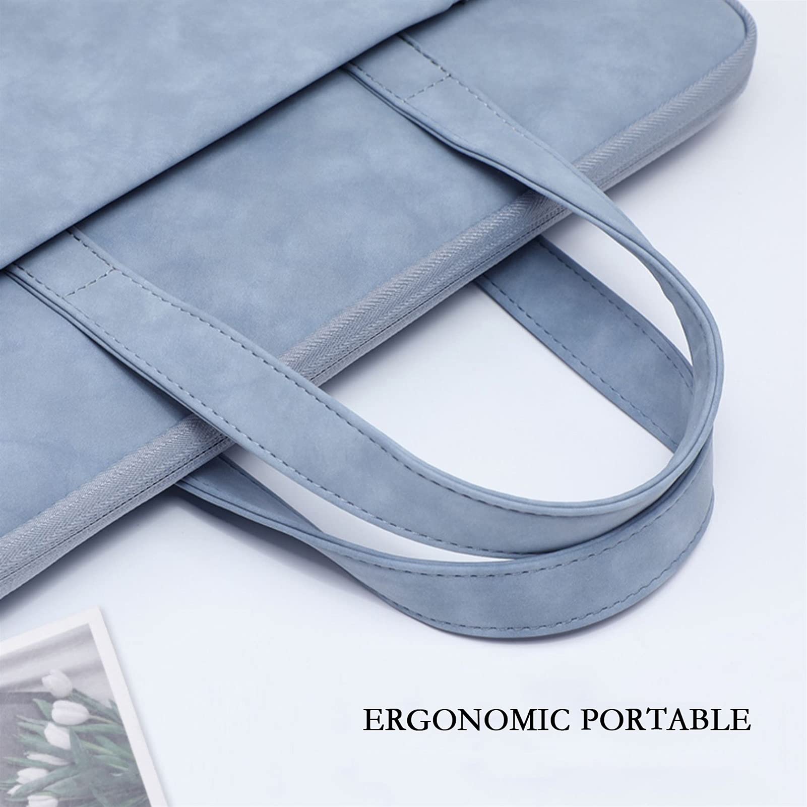 Borsa a Tracolla per Laptop Custodia per laptop della borsa del computer portatile di modo con la maniglia da 15,6 pollici leggera e conveniente borse da lavoro per la portatile Notebook Travel School