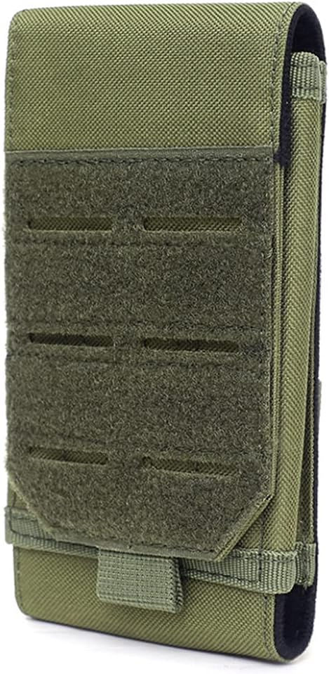 Universal Tactical Molle Mobile Phone Holster Belt Smartphone Strap Pack Utility Military Small Pouch Mini Waist Bag for iPhone 12ProMax/12Pro/12/11ProMax/11/X/8P/8/7P/7/6 5.5" Phone