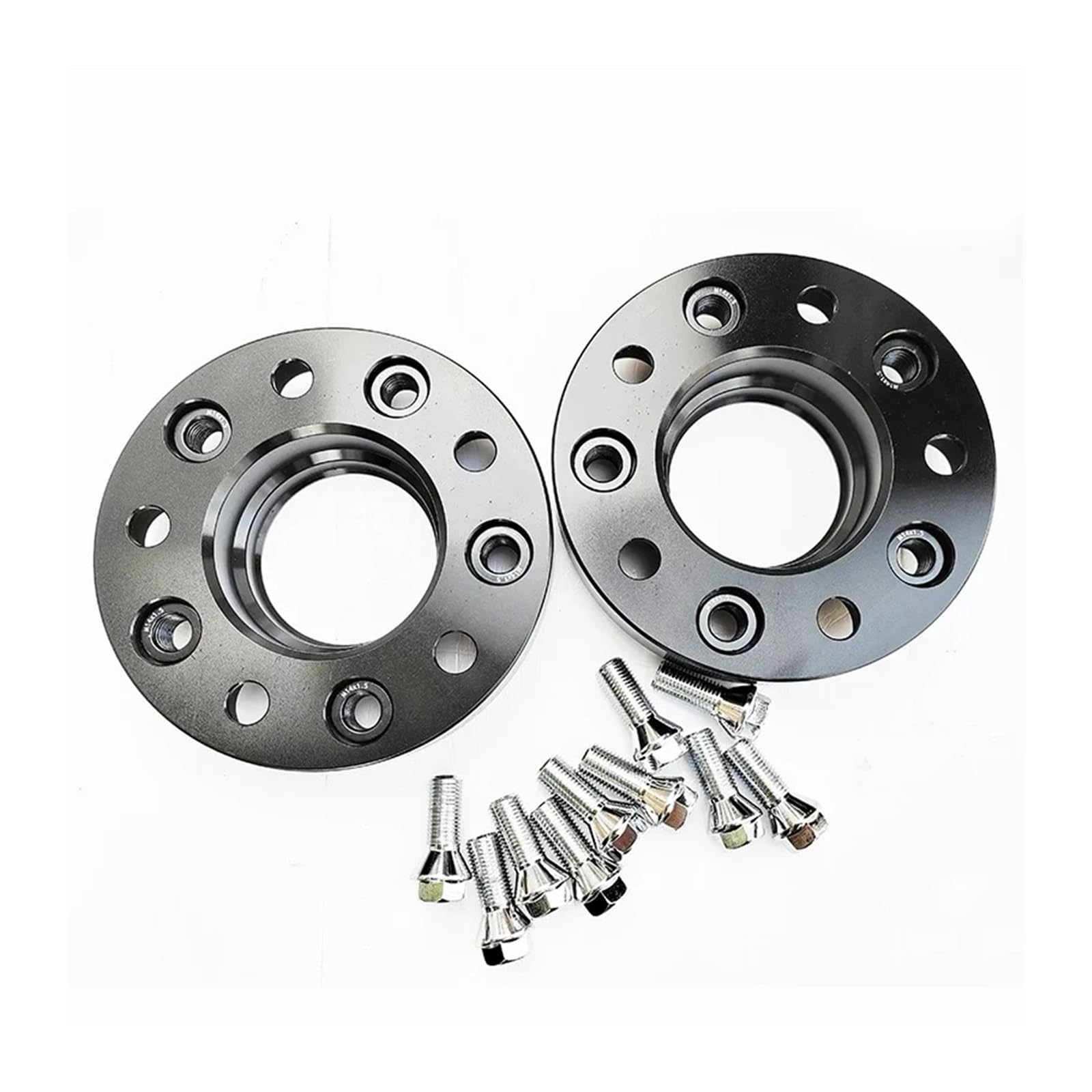 Entretoises de roue de voiture Adaptateur d'entretoises de roues en aluminium, 2 pièces 30mm 5x130 71.6 + 10 14x1.5 boulons coniques pour plus courts