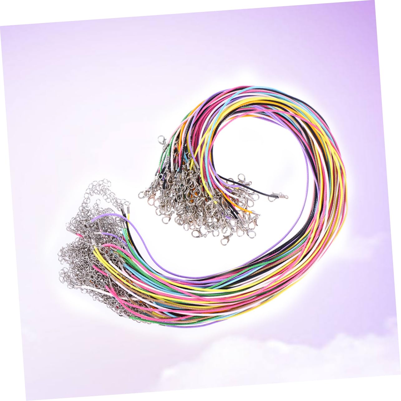 SHINEOFI 3 Set di Cordini per Collane Cordino Cerato Sfuso con Chiusura Filo per Perline da 2 Mm per Gioielli Braccialetti Artigianali E Cavigliere