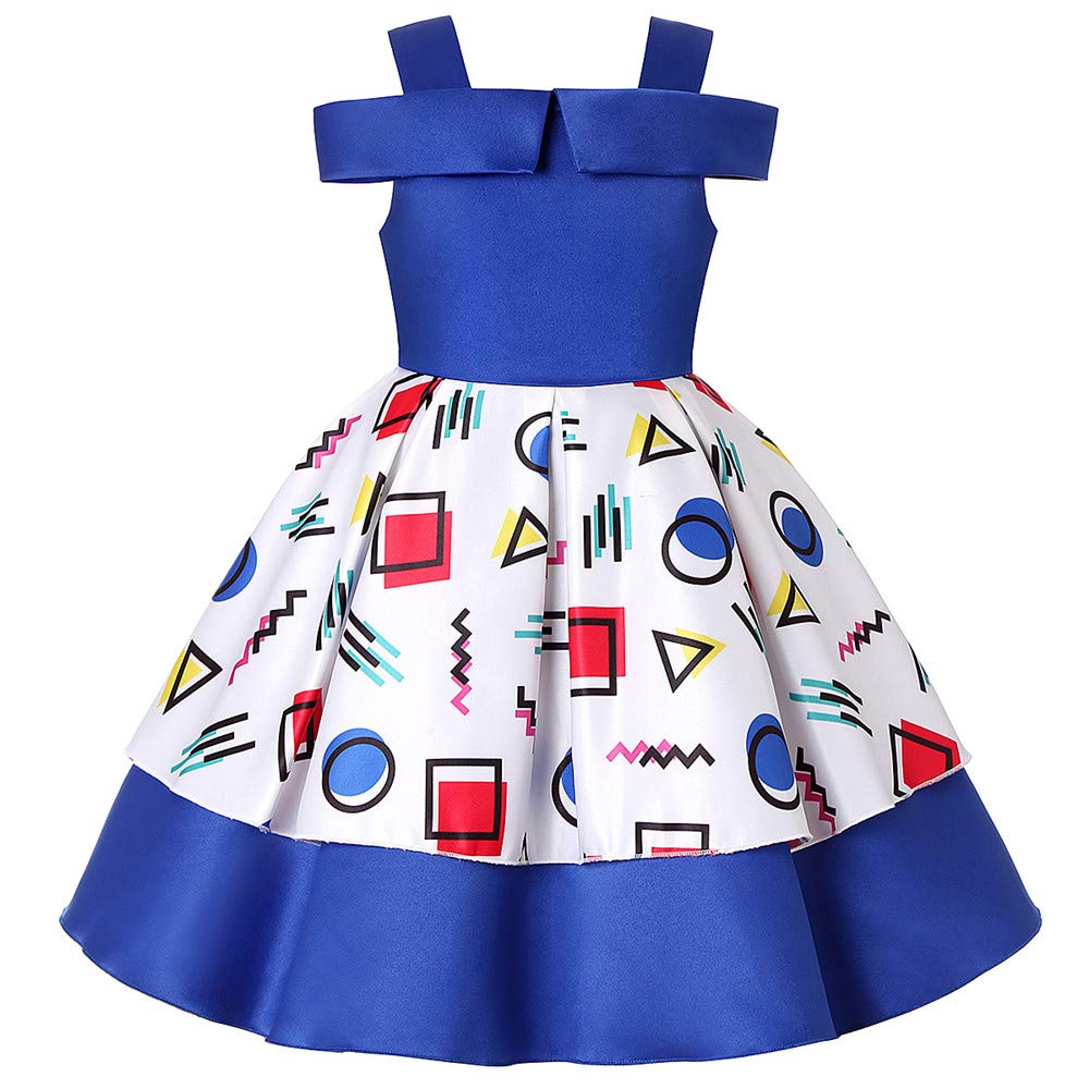 Amazon Co Jp ドレスプリンセスコスチューム 女の子用コスチュームプリンセスドレスノースリーブ用イブニングパーティードレス 子供向けハロウィンの誕生日はドレスアップ 肌にやさしい通気性 サイズ 7t ホーム キッチン