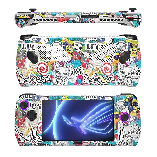Image of MightySkins Skin Compatible with Asus ROG Ally - Puppy Fall | Protective, Durable, and Unique Vinyl Decal wrap Cover | Easy to Apply, Remove, and Change Styles