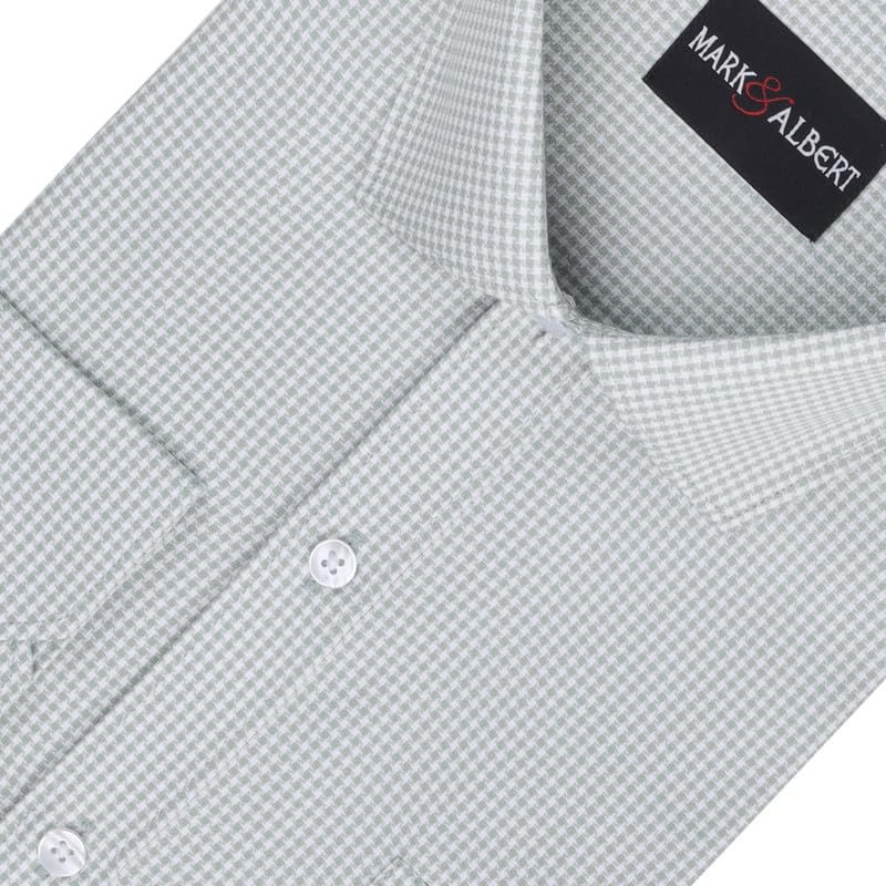 Image of Mark & Albert Men's Digital Print Full Sleeves Regular Fit Shirt