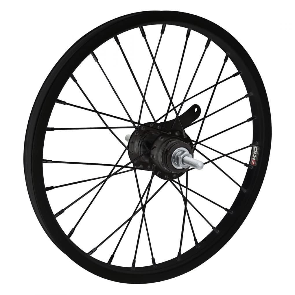 Wheel Master 16in Juvenile Rear Wheel B/O 3/8inx110mm 28H Coaster Brake Black
