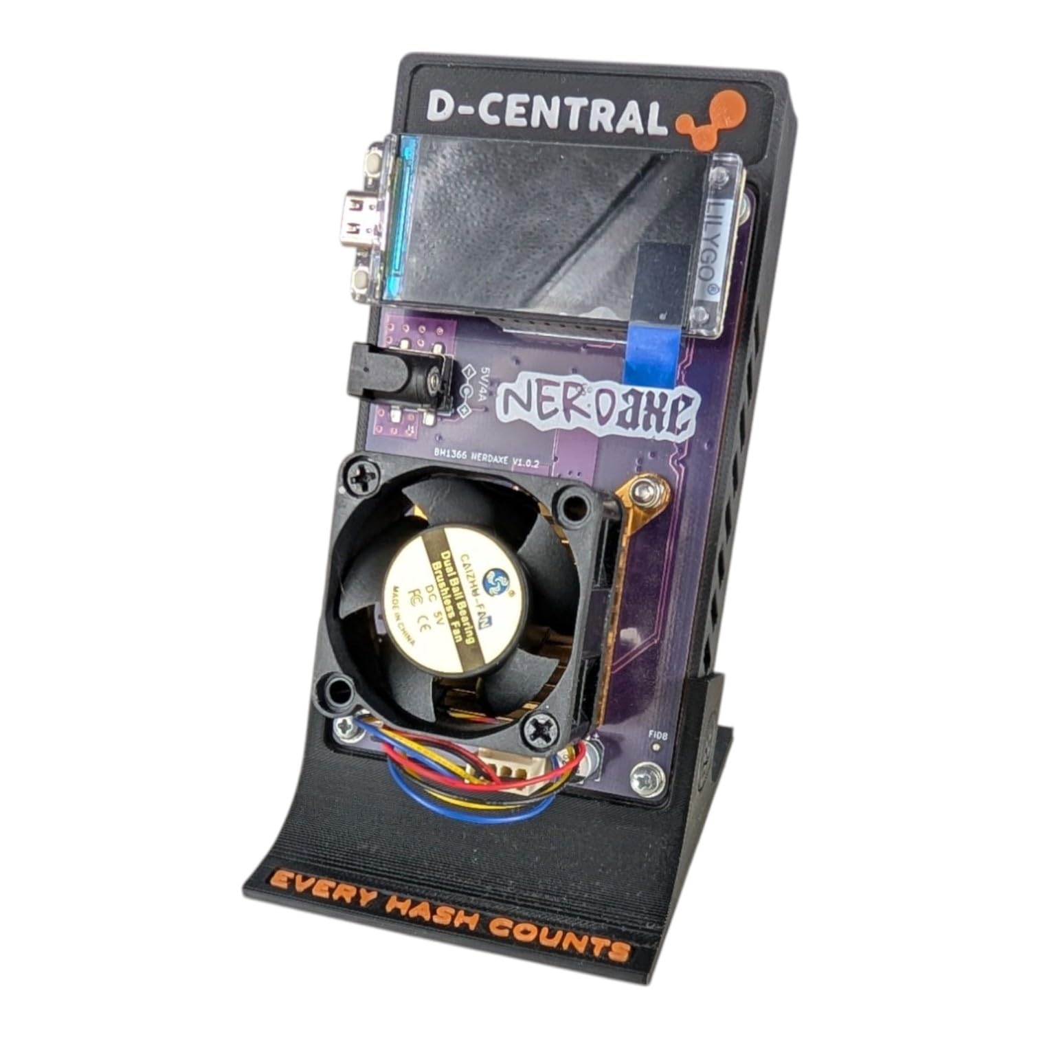 D-Central.TECH The Nerdaxe | Complete Bitcoin Mining Solution | 500 GH/s |  Plug-and-Play with NerdMiner Screen : Amazon.com.au: Computers