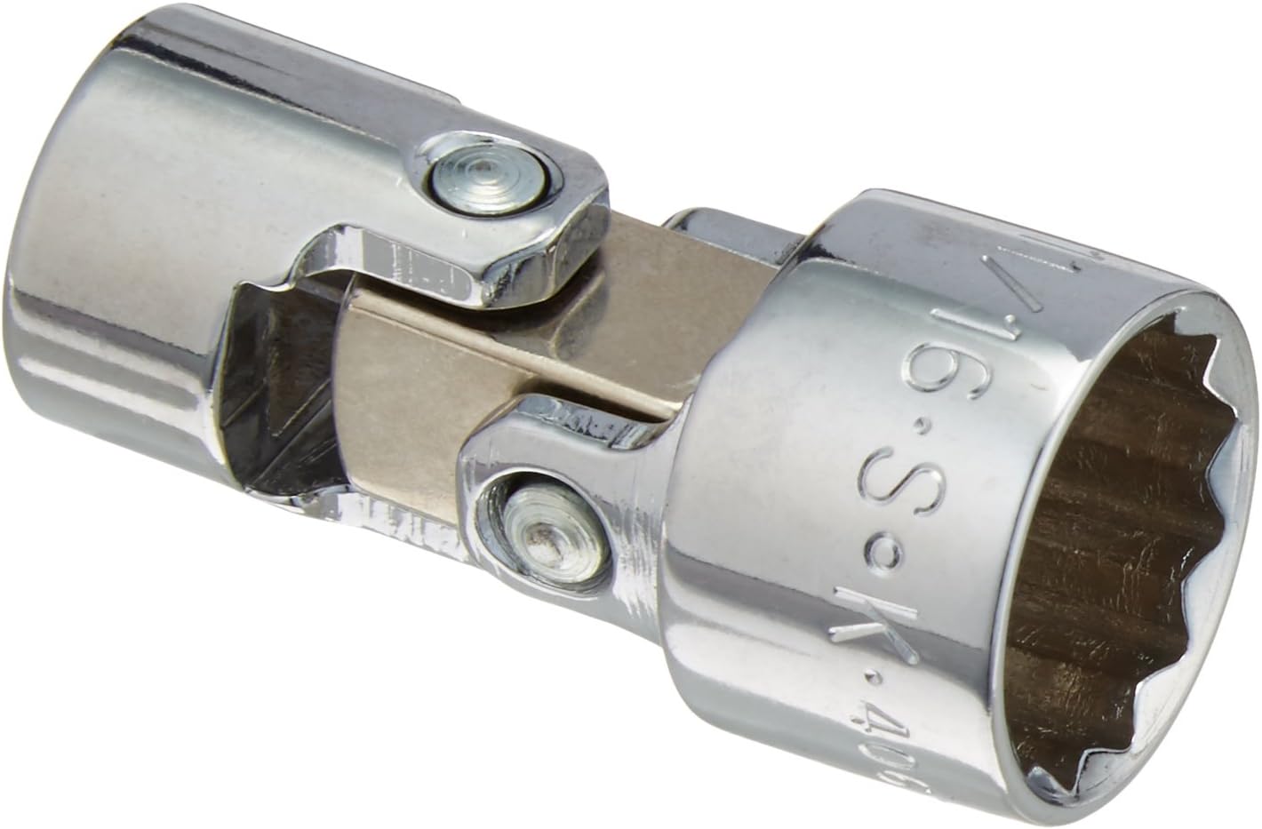 SK Hand Tool 40672 12 Point 11/16-Inch Drive Flex Socket, 3/8-Inch, Chrome