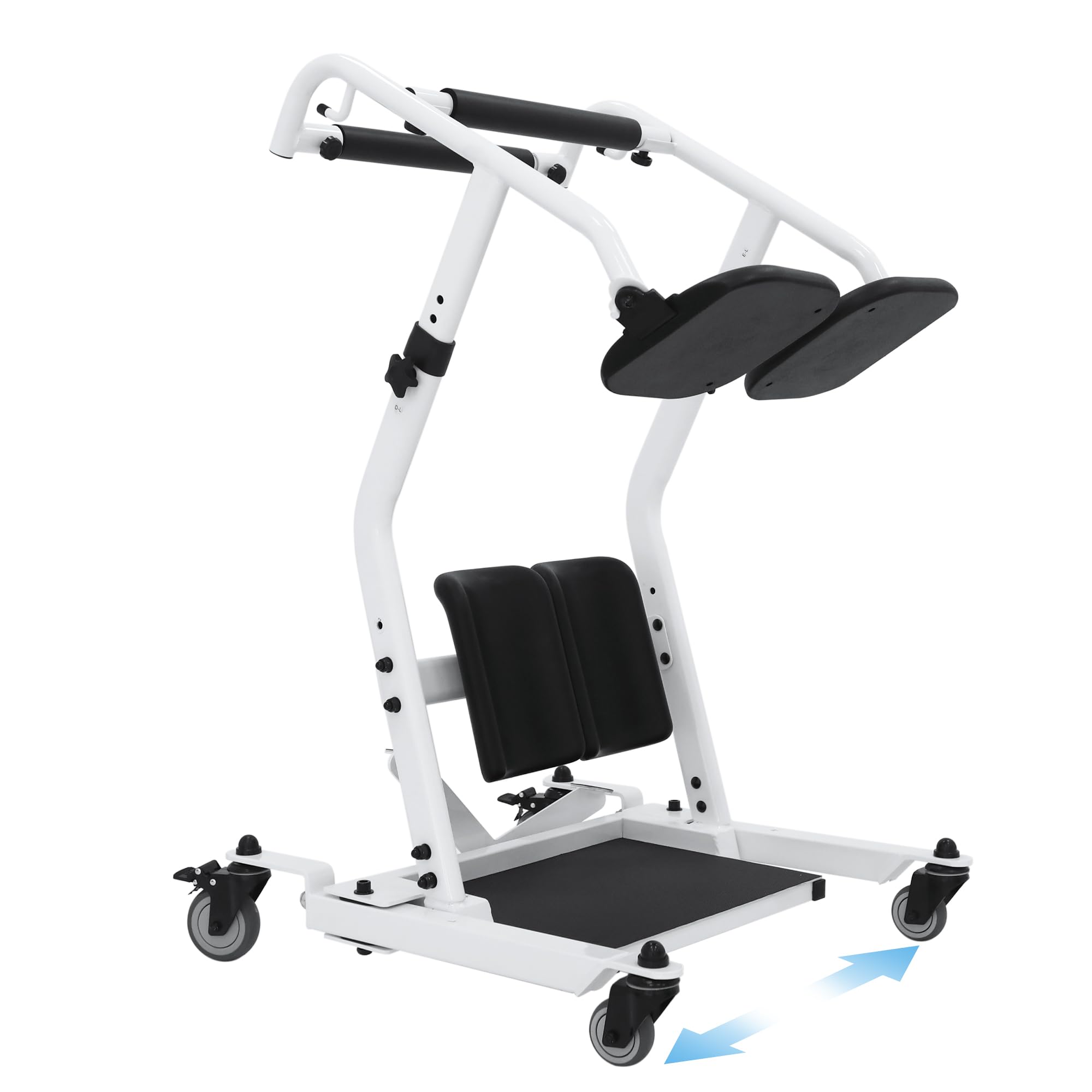 Photo 1 of Stand Assist Lift, Upgraded Sit to Stand Patient Transfer Chair for Elderly & Disabled, Patient Transfer Lift for Home Care Use, Adjustable Height and Width, 400 lbs Capacity