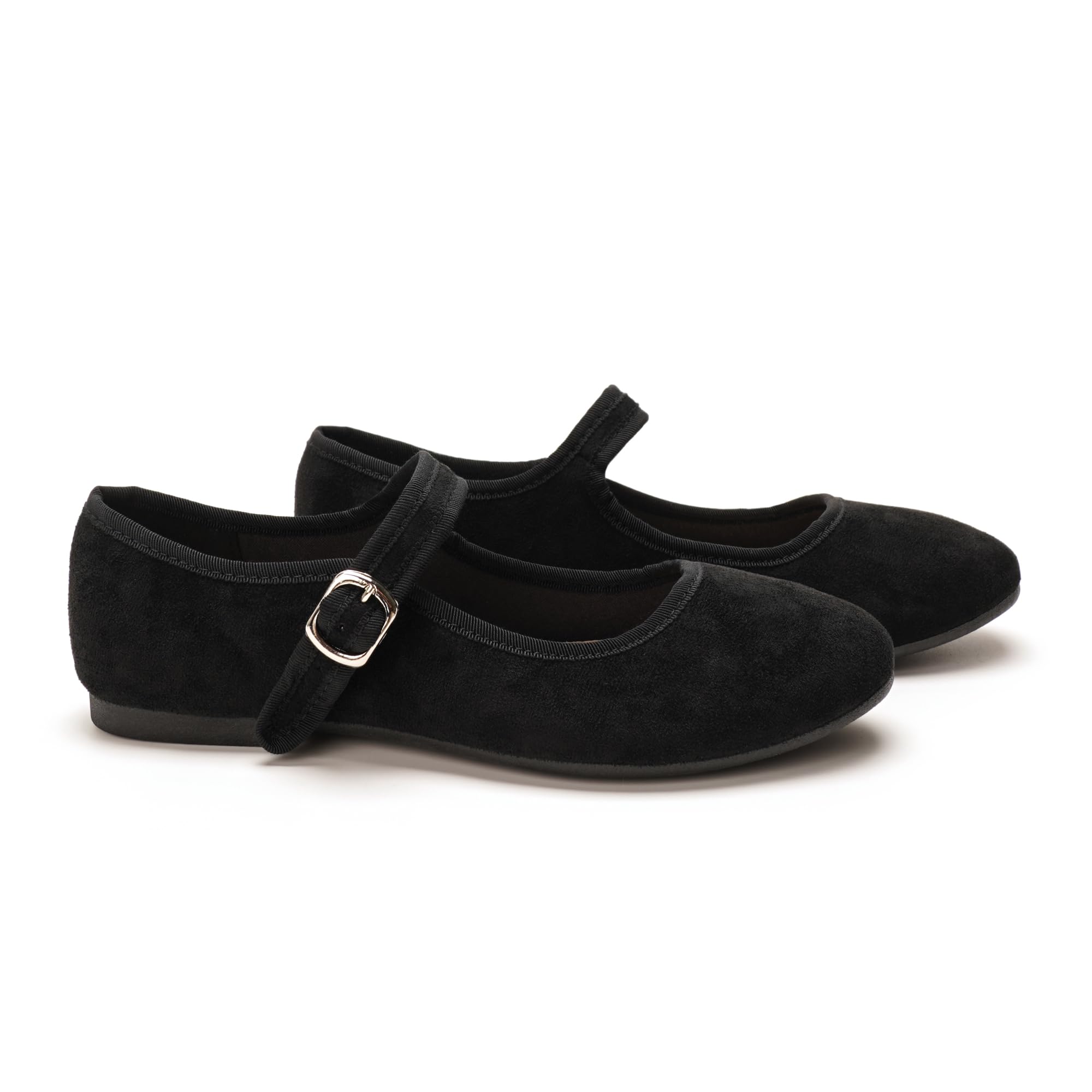 GLAMORA Mary Janes Femme Ballerines à Bride Chaussures Plates Confort Élégantes Bout Rond Bride Réglable Semelle Souple Antidérapante Style Classique Léger Chaussures Femme Quotidiennes