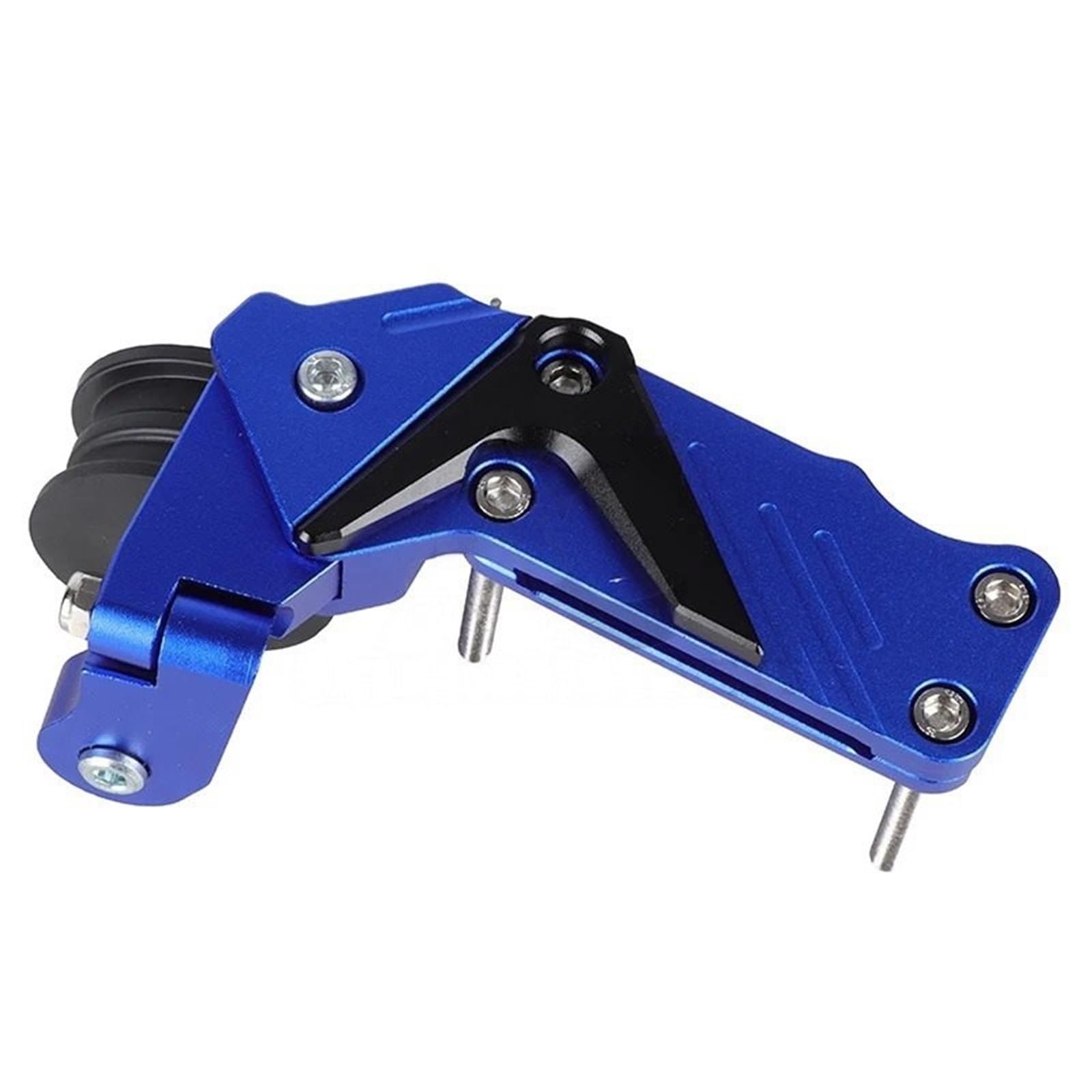 Ajuster le tendeur de chaîne, rouleau de boulons pour moto, régulateur automatique de chaîne de Modification Durable modifié Guides de réglage de chaîne(BLUE)