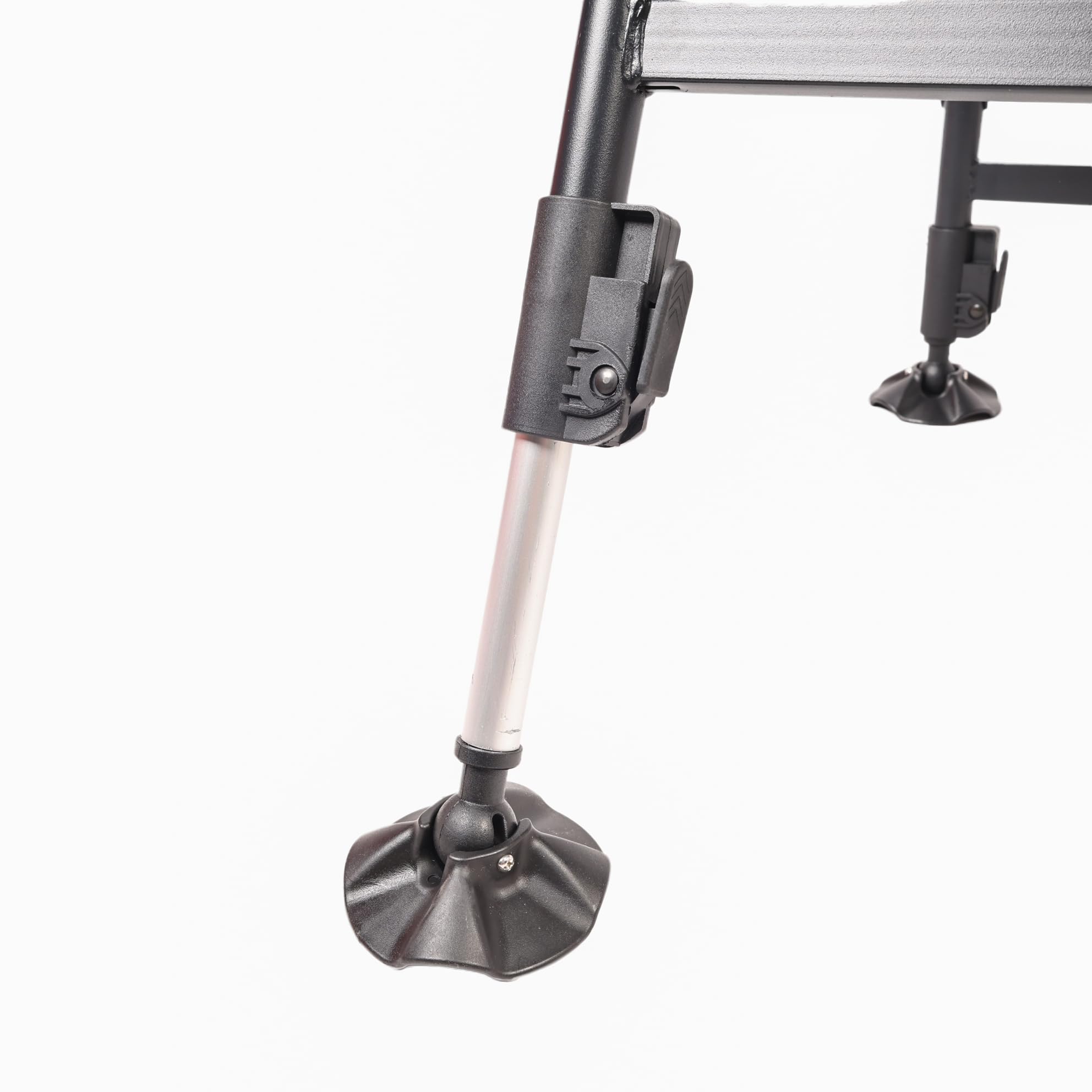 Chaise de camping de qualité supérieure avec grands pieds réglables pour pêche à la carpe