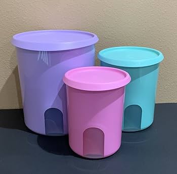 Tupperwareモザイクワンタッチキャニスター② Tupperwareモザイクワンタッチキャニスター② - メルカリ