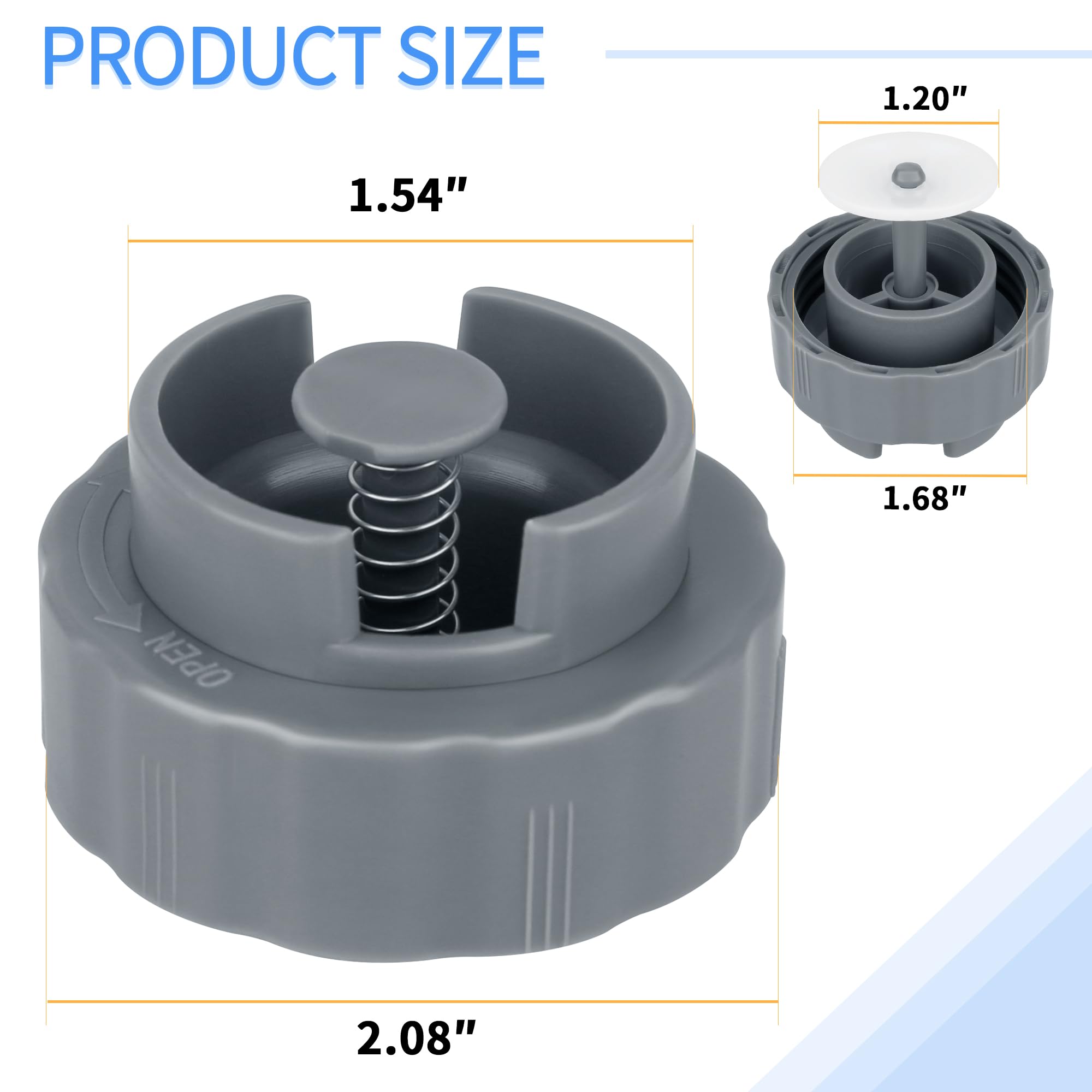 Ice Maker Water Tank Cap Valve Assembly Avoild Leakage For Office