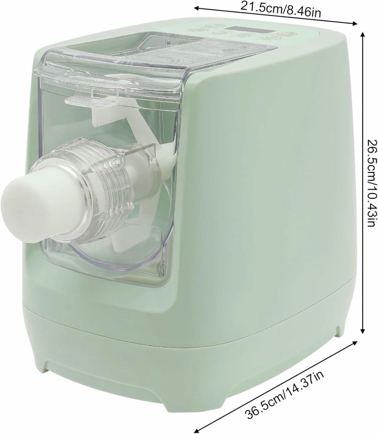 260W Automatic Pasta Machine, Electric Pasta Noodle Machine, 13 Noodle Shapes Pasta Machine With Measuring Cup, Can Make Long Noodles, Spaghetti, Macaroni