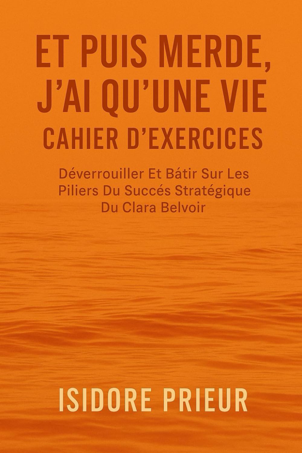 ET PUIS MERDE, J'AI QU'UNE VIE CAHIER D’EXERCICES: Déverrouiller Et Bâtir Sur Les Piliers Du Succès Stratégique Du Clara Belvoir