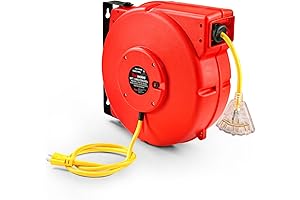ReelWorks Extension Cord Reel Retractable - The Ultimate Industrial-Grade Powerhouse