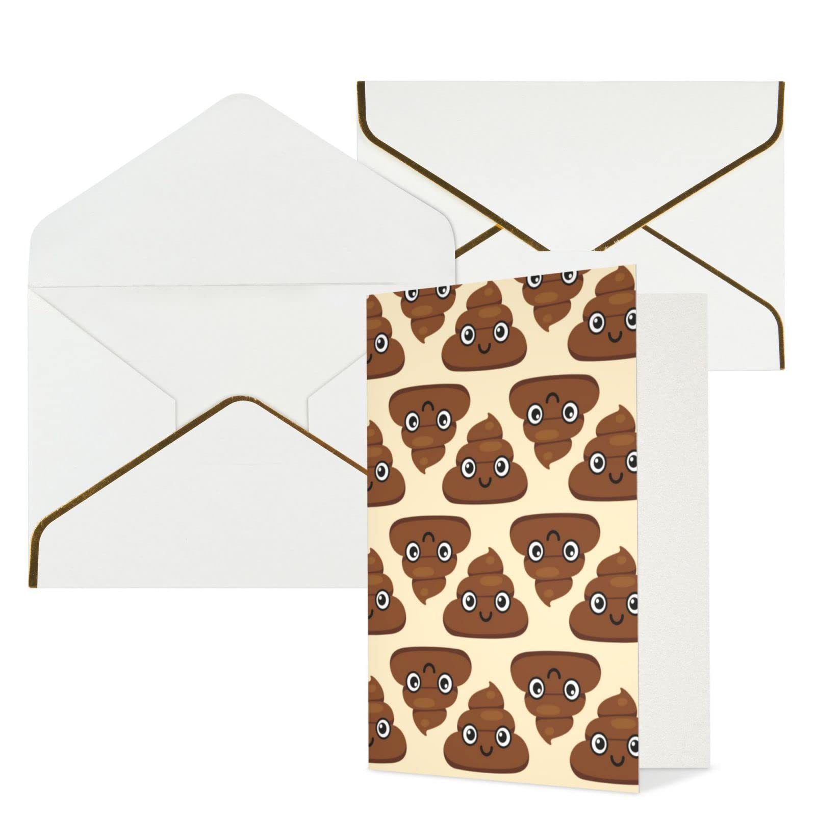 Amazon | 可愛いうんこ メッセージカード 感謝カード レターセット 
