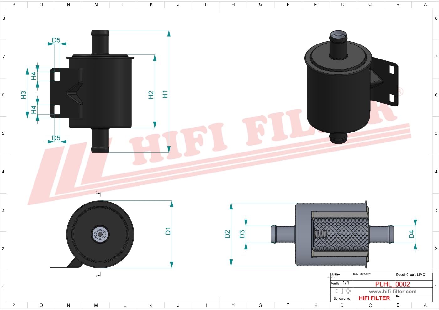 Filtre hydraulique - SH 60279