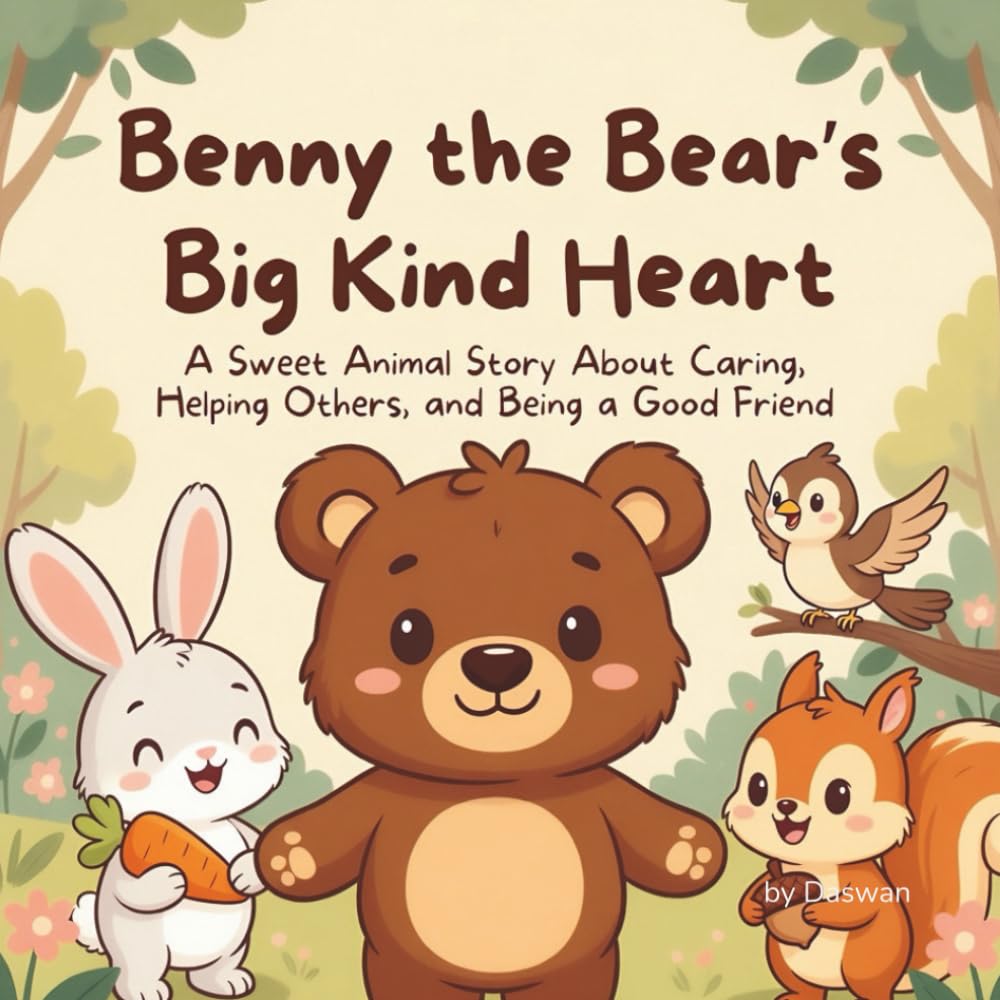 Benny the Bear’s Big Kind Heart: A Sweet Animal Story About Caring, Helping Others, and Being a Good Friend