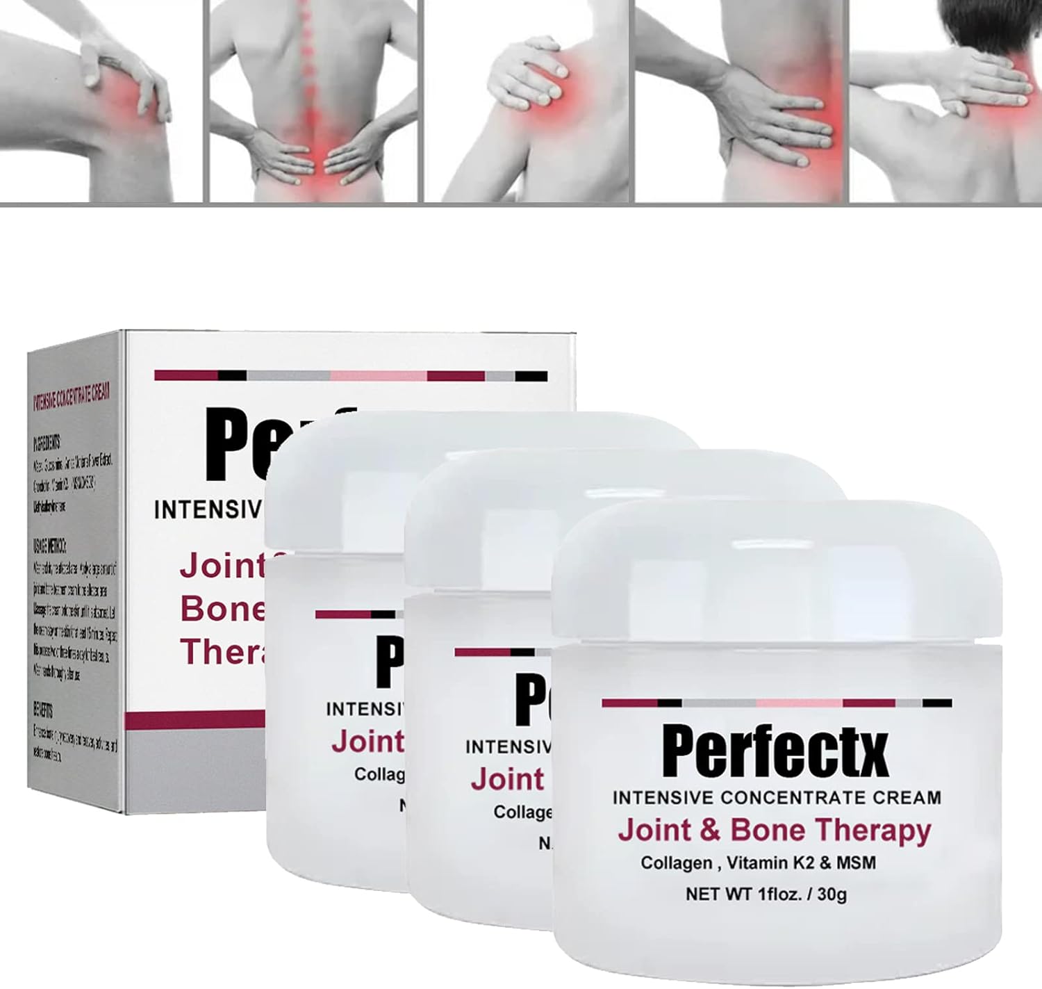 Perfectx Joint & Bone Therapy Cream, Perfectx Intensive Joint & Bone Therapy Cream, Natural