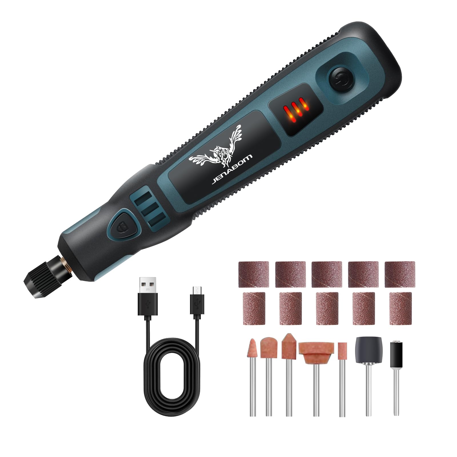 Cordless Rotary Tool Kit For DEWALT 20V Max Battery, 6-Speed