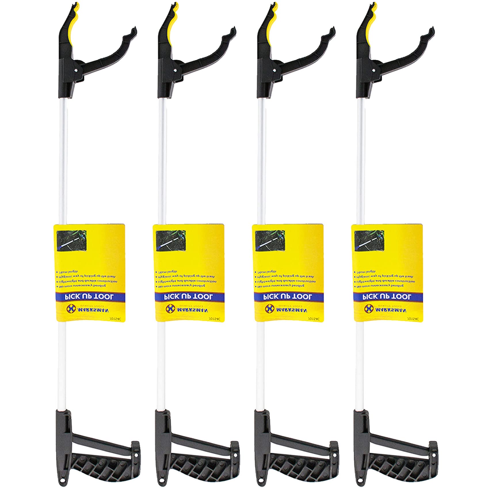 Nti Marksman 76 cm große Streu-Pickerwerkzeug-Set | Müll | Schmutzaufnahme | langer Arm | Müllweg | Mechanischer Greifer | Hausgarten Reinigung Handwerkzeuge Hilfsmittel