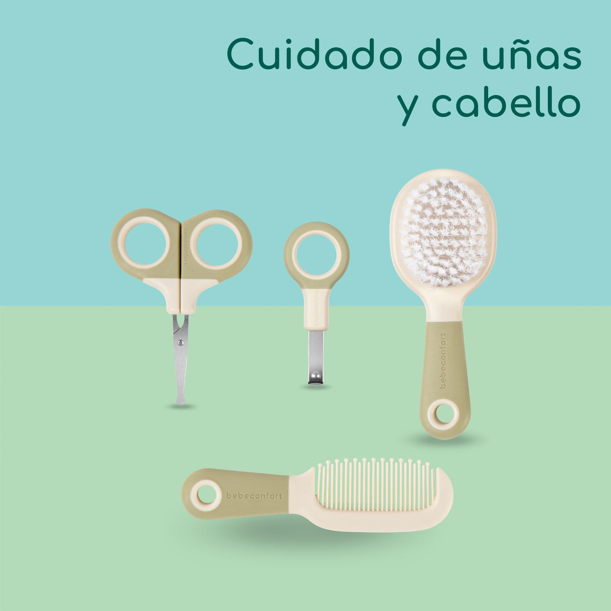 Bebeconfort Set Esencial para el Cuidado del Bebé, Kit para el Cuidado y Aseo del Bebé, Desde el Nacimiento Cuidado del Recién Nacido, Ideal para Viajar, Estuche Incluido, Under the Sea