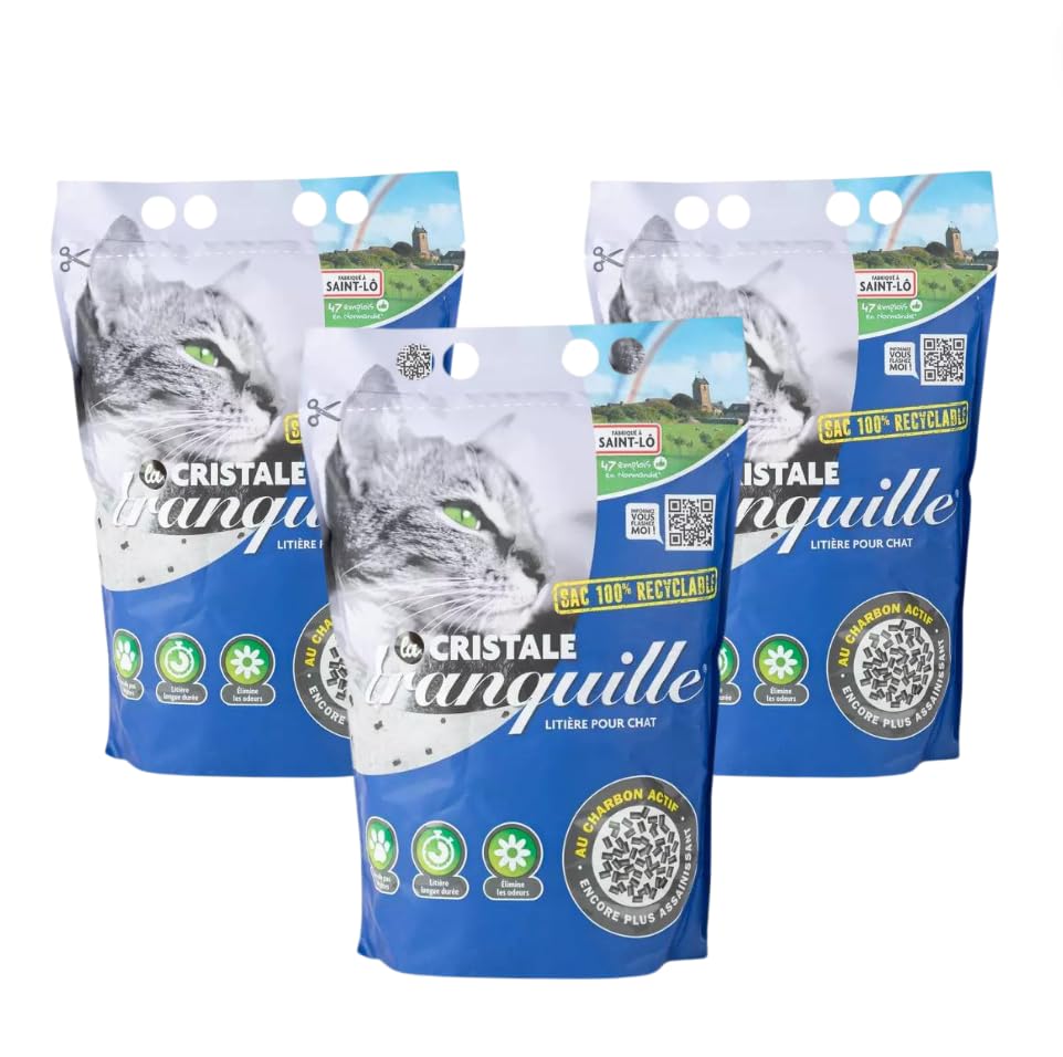 LITIÈRE POUR CHATS TRANQUILLE CRISTALE ASSAINISSANTS 4L main image 1