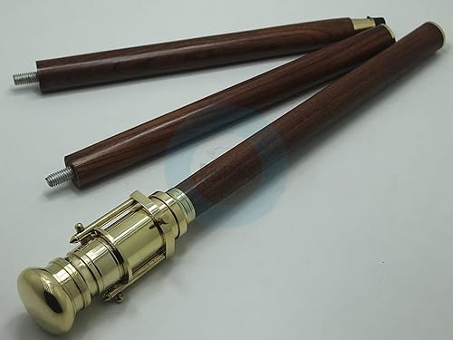 Miniatura 2 de Bastón de madera vikingo de latón macizo antiguo con todas las variantes (polaco)