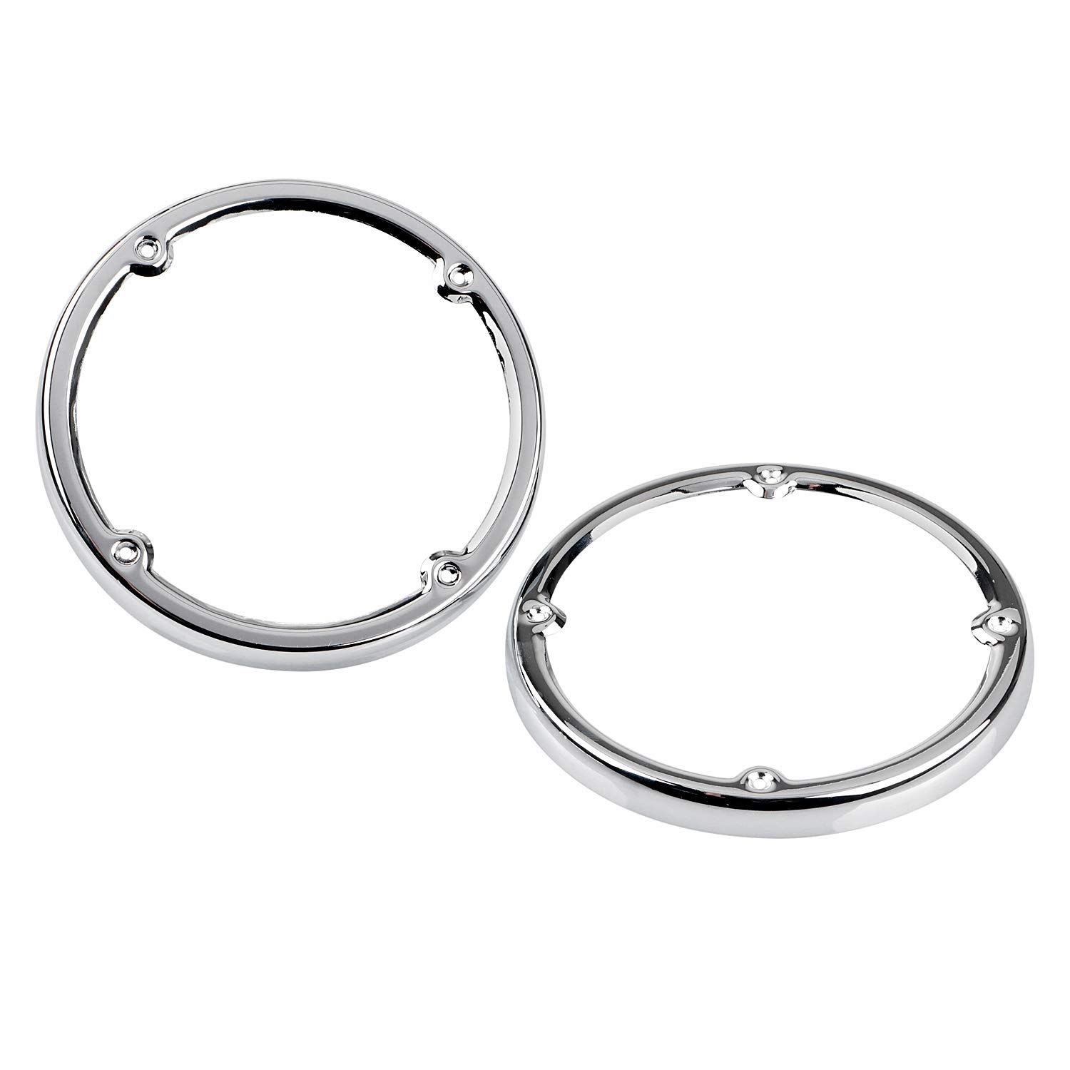 Cromo Tour Pak Altoparlante Posteriore Griglia Accenti Cornici Trim per Harley Touring FLHTCU FLHTK FLHTCUTG 2014-2023
