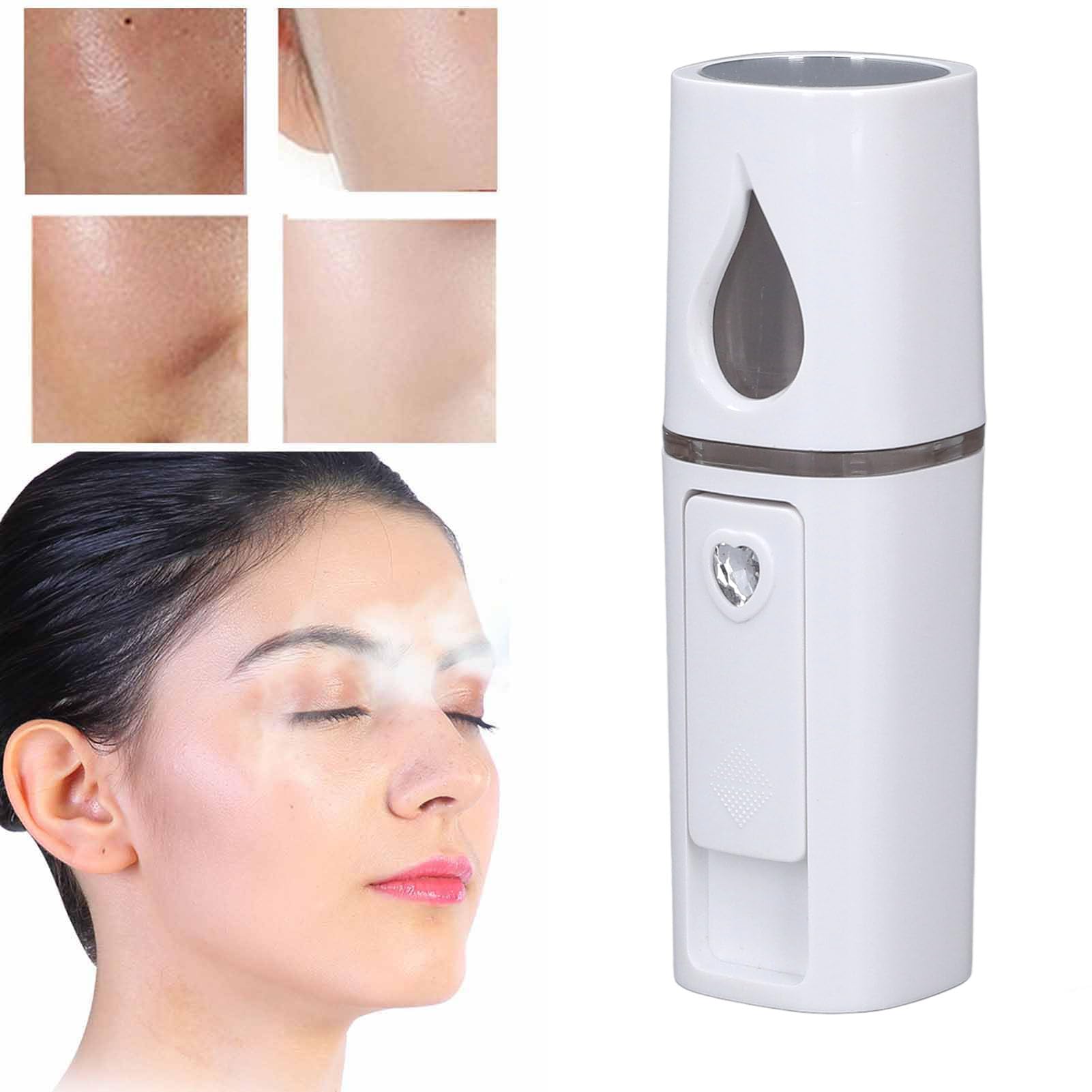 Nano Facial Mister, Wiederaufladbarer USB-Nebelsprüher, Mini-Gesichtsbefeuchter, Tragbare Reinigung der Poren, Feuchtigkeitsspendend, Feuchtigkeitsspendende Hautpflege,