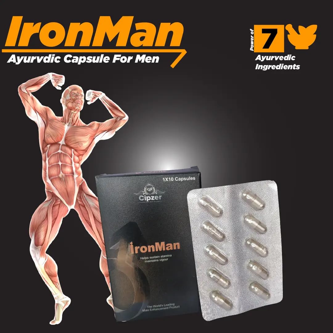 IronMan 10 Capsules | Improve Strength, Stamina, Energy & Daily Wellness Naturally (10 Capsules) — Amazon image 3