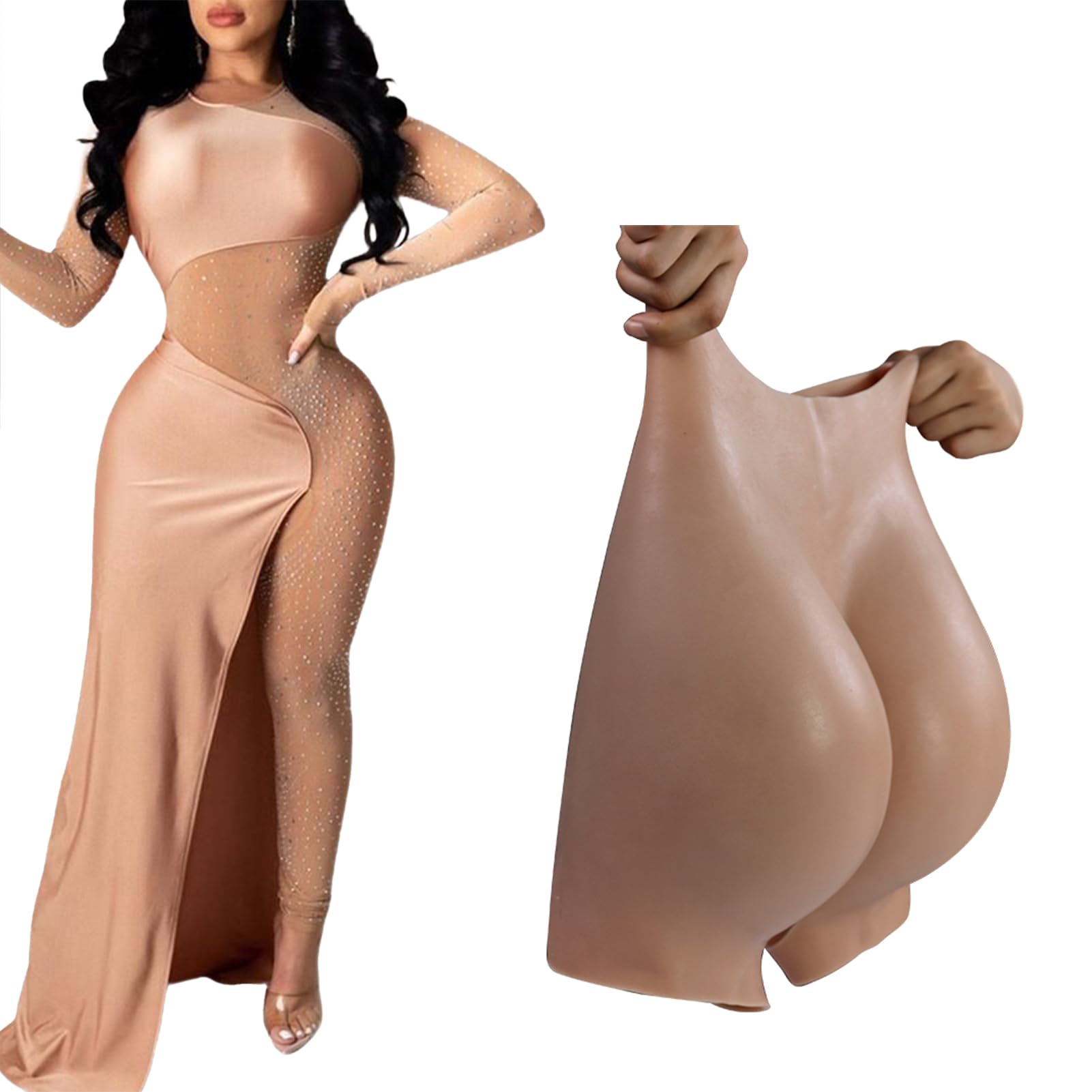 Silicone Butt Shapewear Panties False Hip Enhancer for Women Male to Female Underwear for Crossdressing Drag Queen