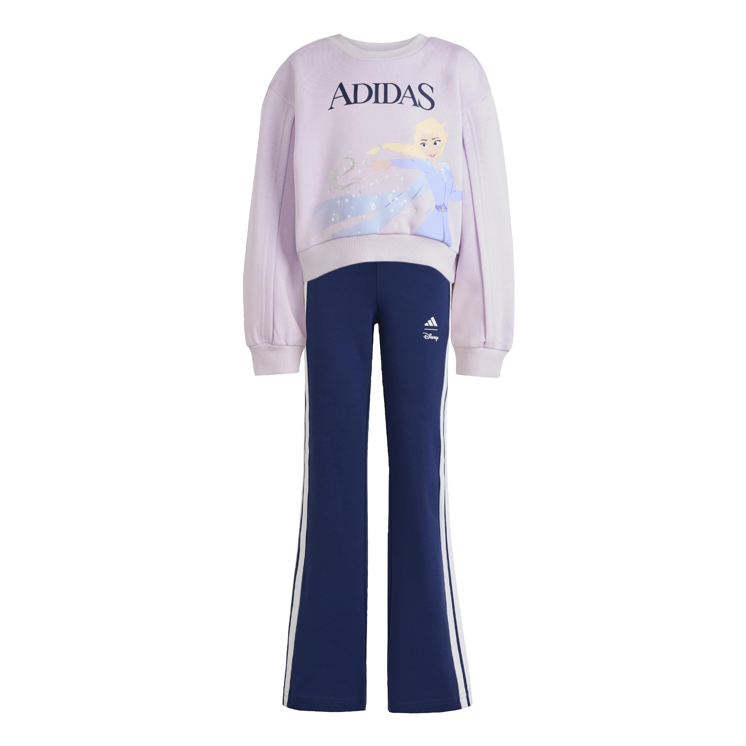 adidas Girl's Disney Frozen Jogger, ice Lavender/Dark Blue, 6-7 Years