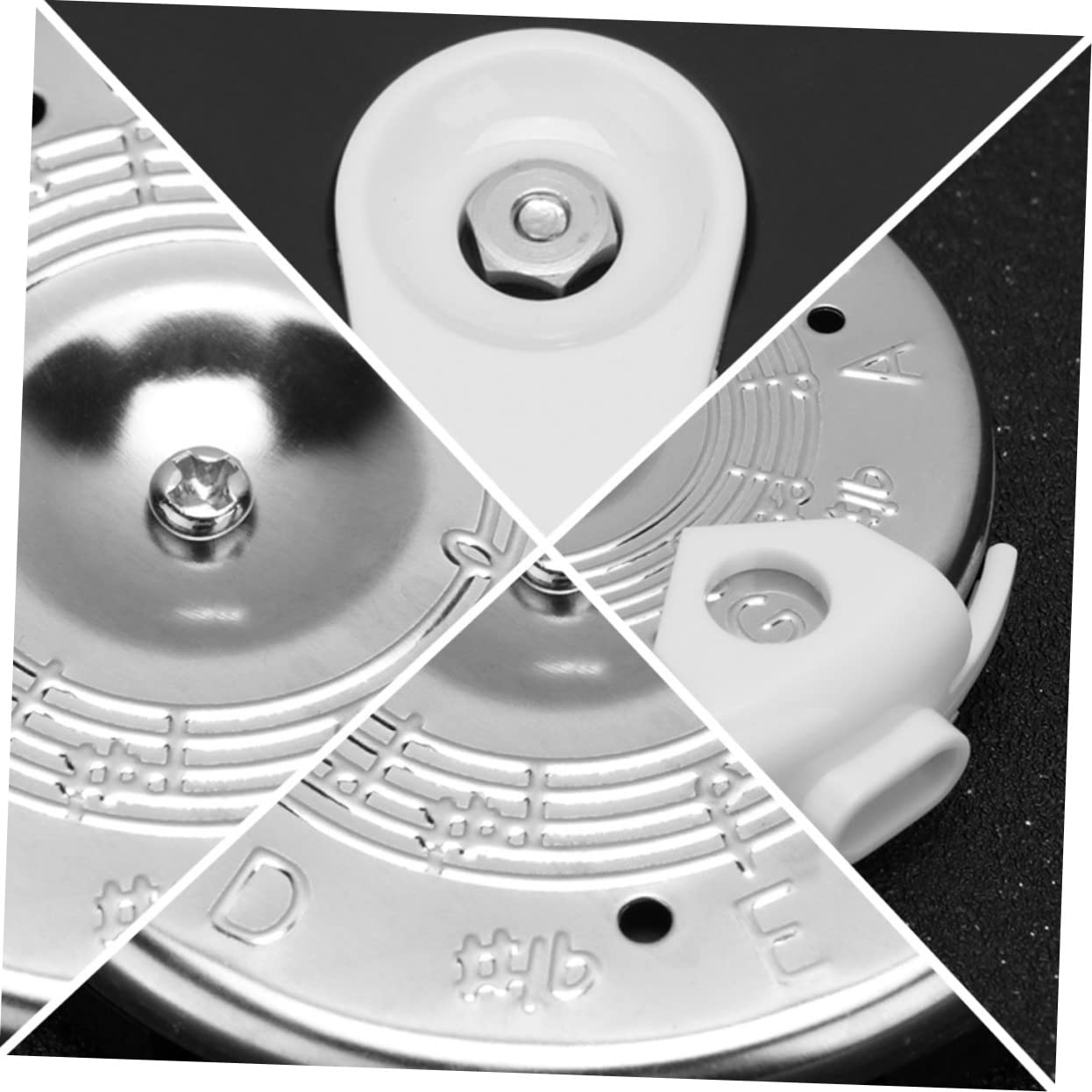 VICASKY 6stücke Stimmenote C-c Stimmrohr Für Gitarre Und Geige Präzises Stimmgerät Für Violine Ukulele Mandoline Und Bass Für Musiker Und Musiklehrer
