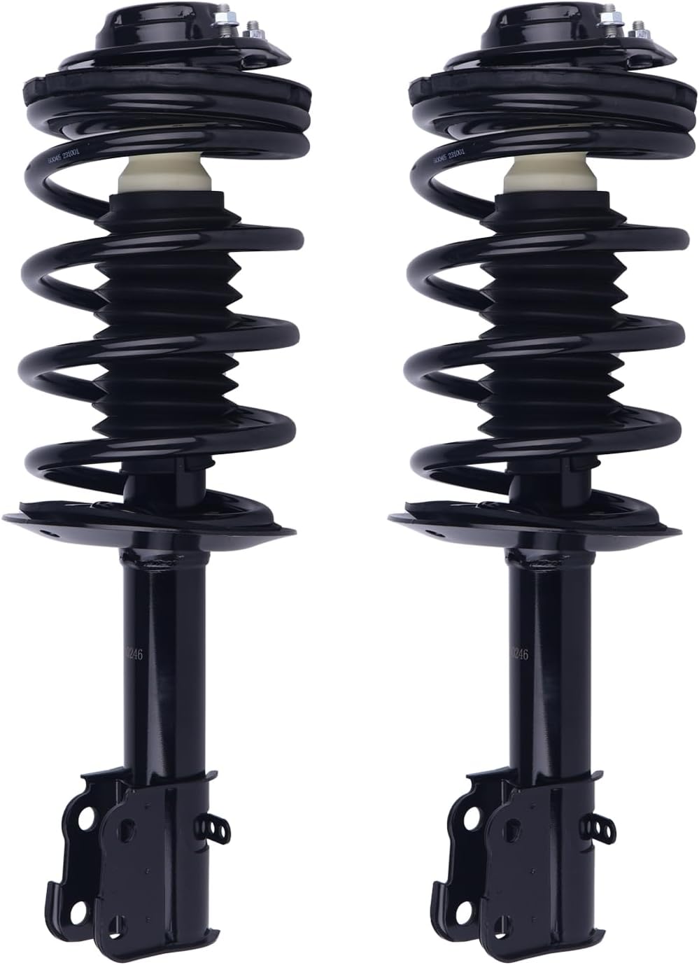 Autoround pair 171592 Front Complete Shock Absorber Compatible with Chrysler PT Cruiser 2001-2010, Left & Right Struts with Coil Spring Assembly