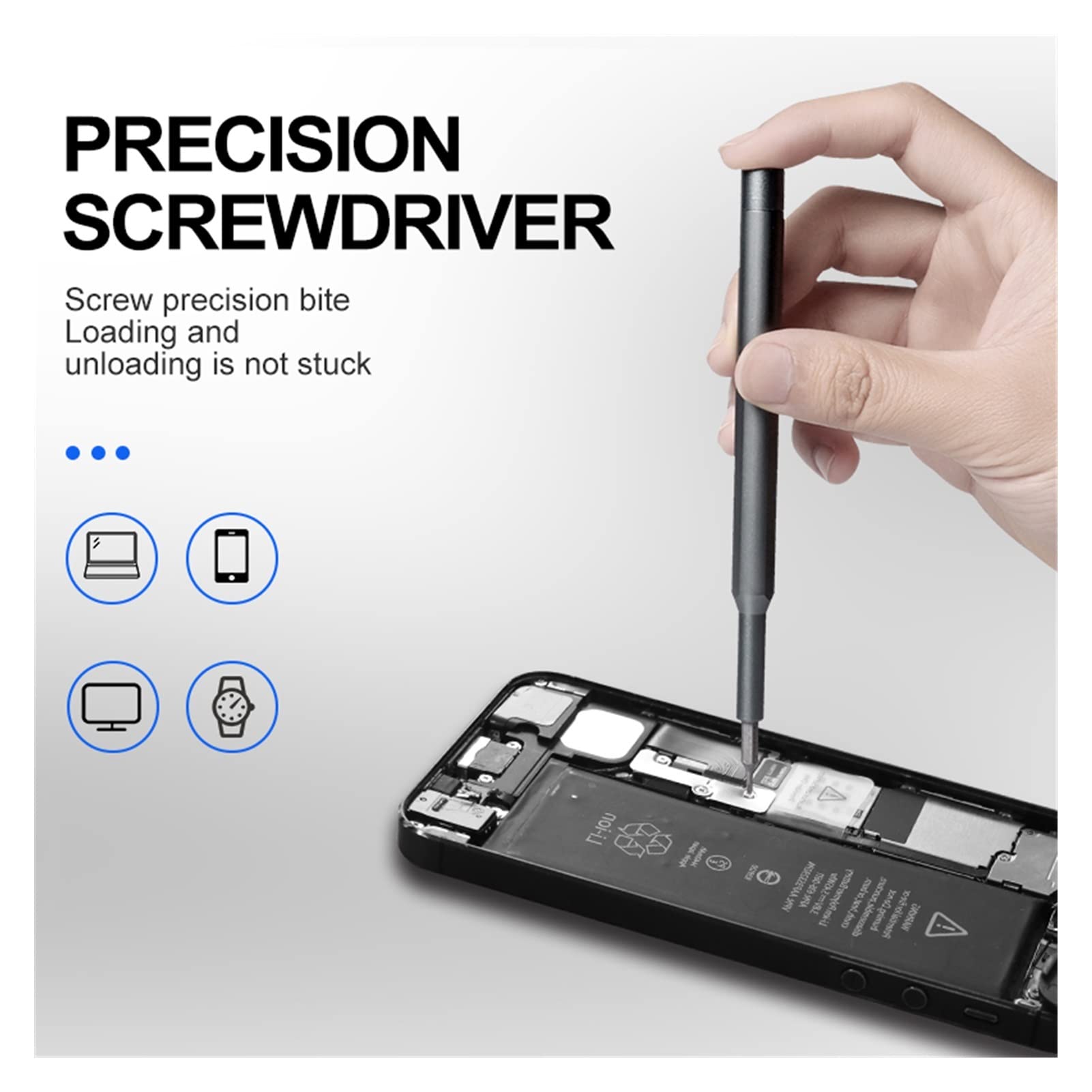 Cacciavite Magnetico A Doppia Estremità - Punta A Croce, Portatile Per Riparazioni - Foto 2