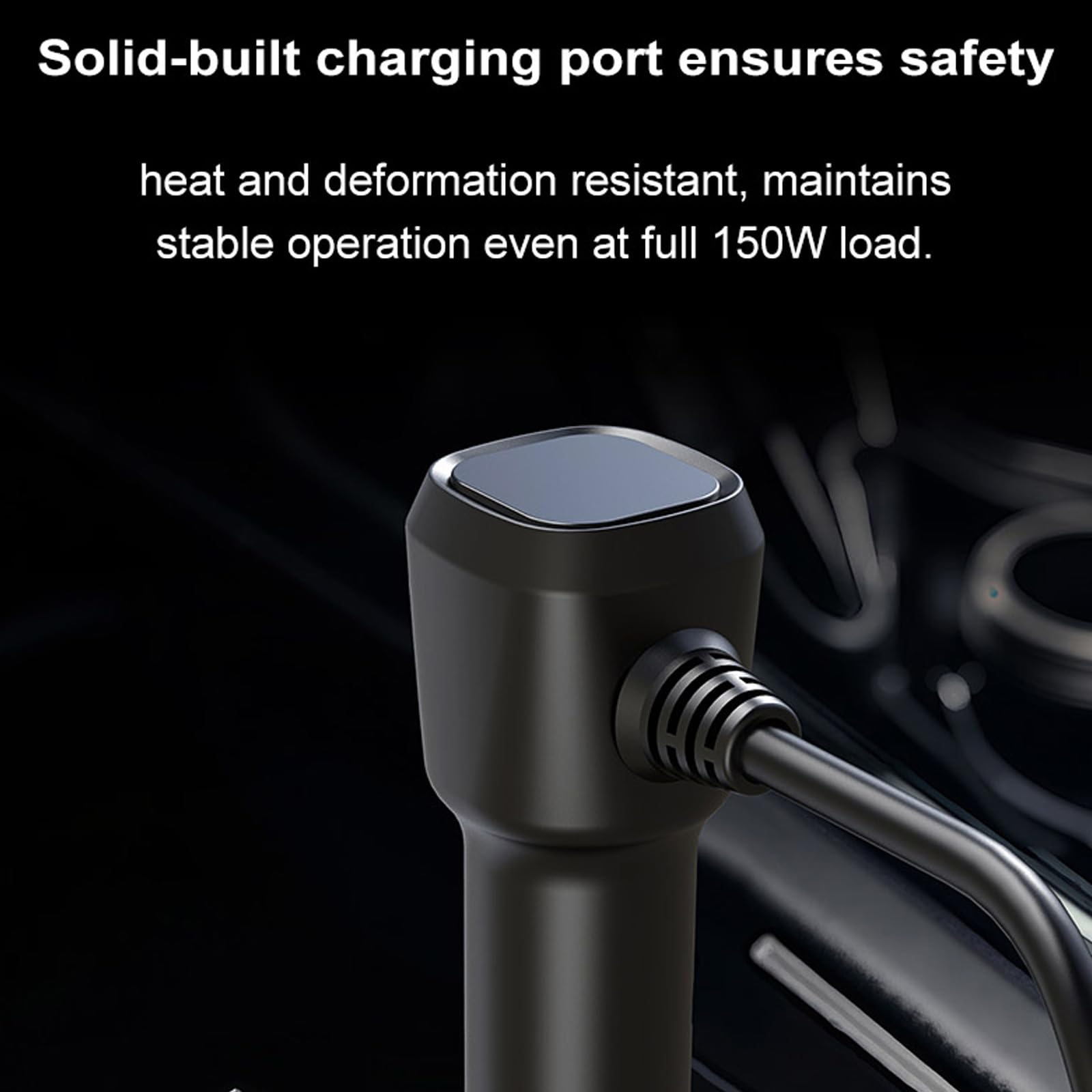 Adattatore per presa accendisigari con cavo retrattile di tipo C per ricarica del telefono e USB/multiporta per una rapida ricarica