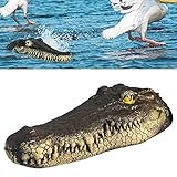 Floating Alligator Head Water Decoy,13 inch Float Alligator Crocodile for Goose,Predator,Heron,Duck...