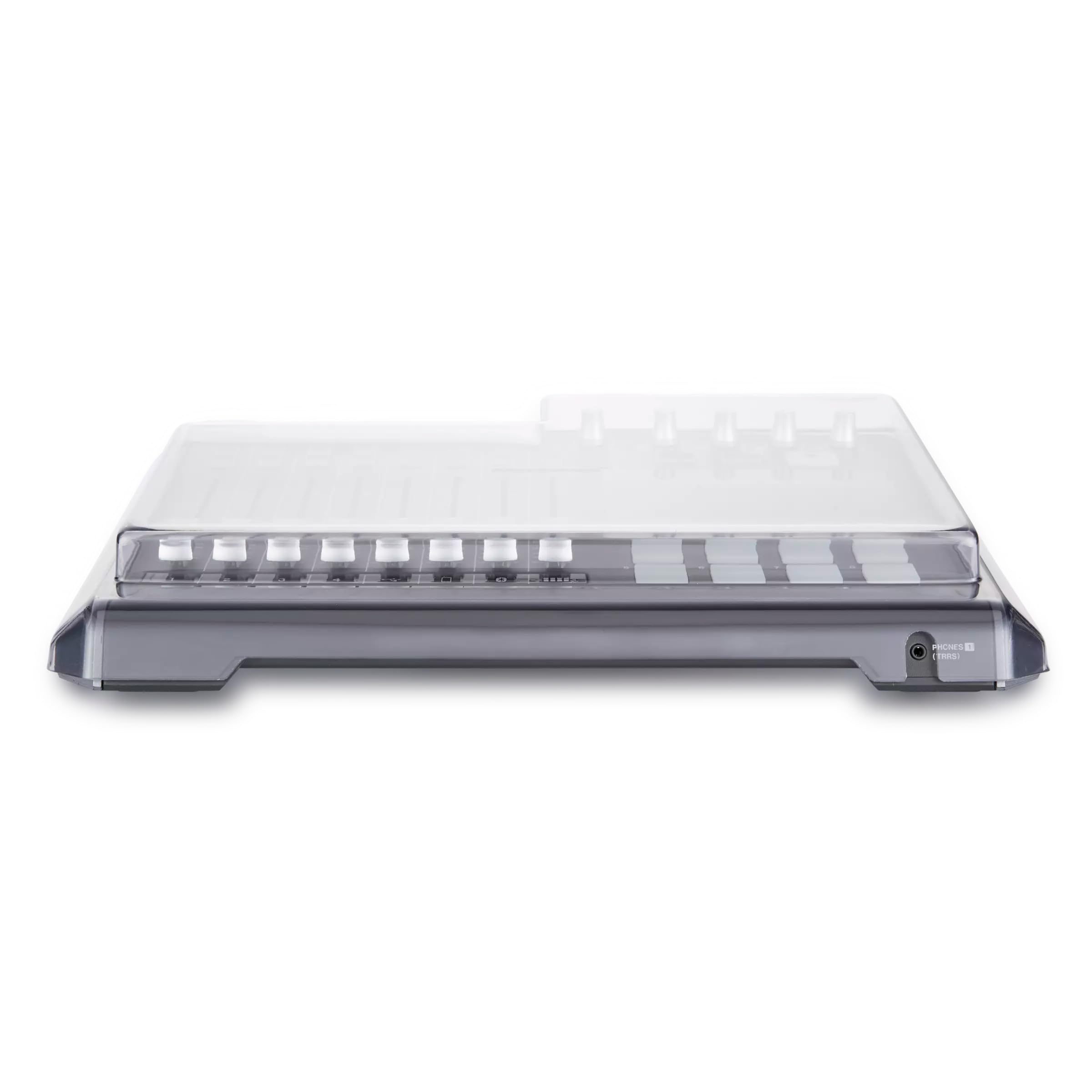 Decksaver Cubierta para Tascam Mixcast 4 - Funda Protectora de policarbonato superresistente en Color Ahumado Transparente, Fabricada en el Reino Unido
