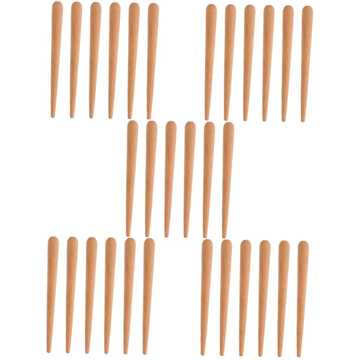 Levemolo 5sets Wooden Drumstick Set Rhythm Stick Set Percussion Musical Instruments for Boys and Girls and Adults 6pcs*5