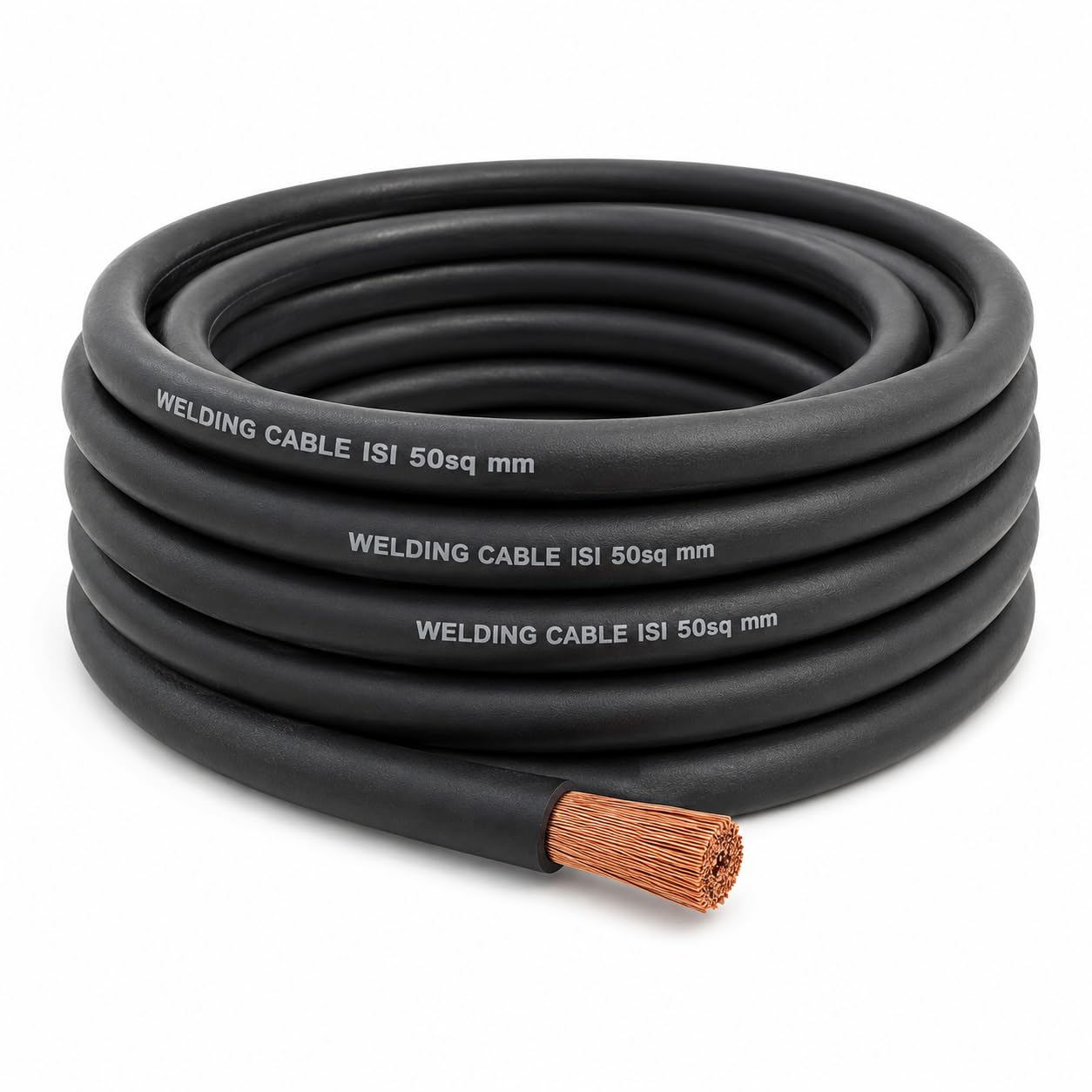 GB KORE ARC ISI Welding Cable 50 Sq.mm (10 Metre Roll) | ISI Certified Flexible Copper Welding Cable for MIG, TIG & Arc Machines-image-30