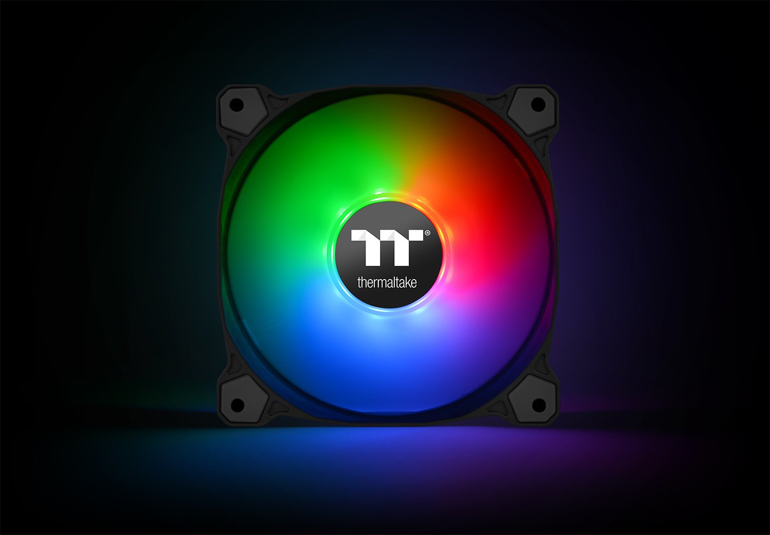 Thermaltake Pure Plus - Radiator Fan TT Premium Edition, Color Negro