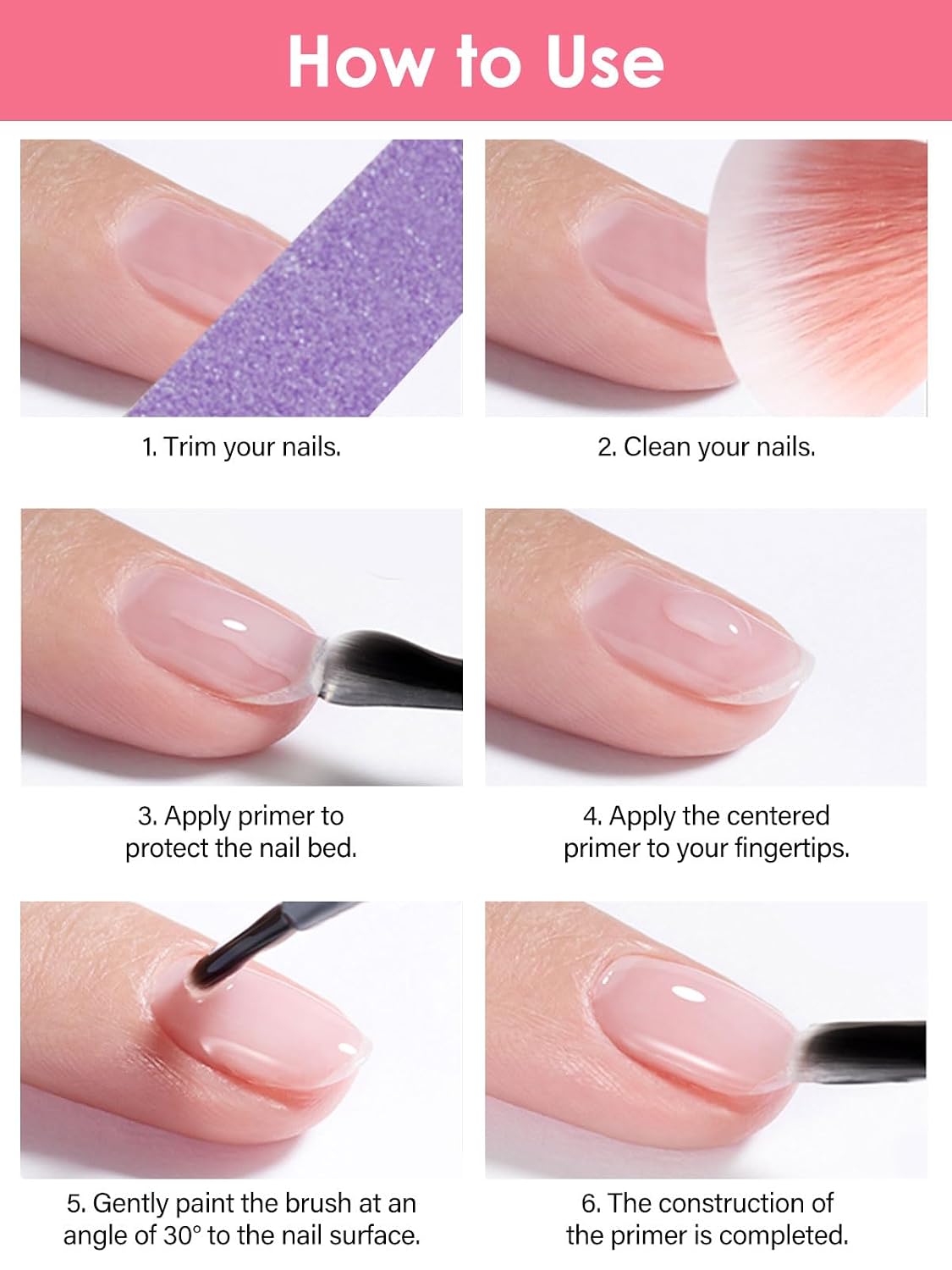 EBANKU Builder Gel for Nails, 100g Clear Nail UV Gel Strengthener Nail