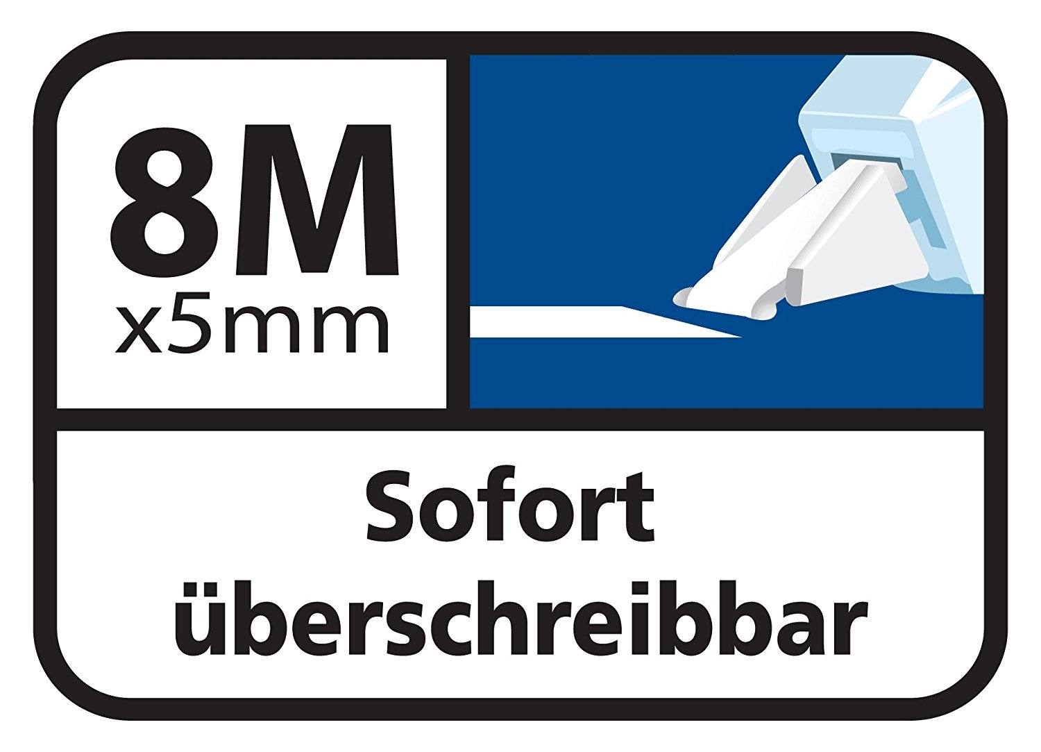Tipp-Ex Korrekturroller Micro Tape Twist mit Schutzkappe, 8m x 5mm, 10er Pack, Ideal für das Büro, das Home Office oder die Schule