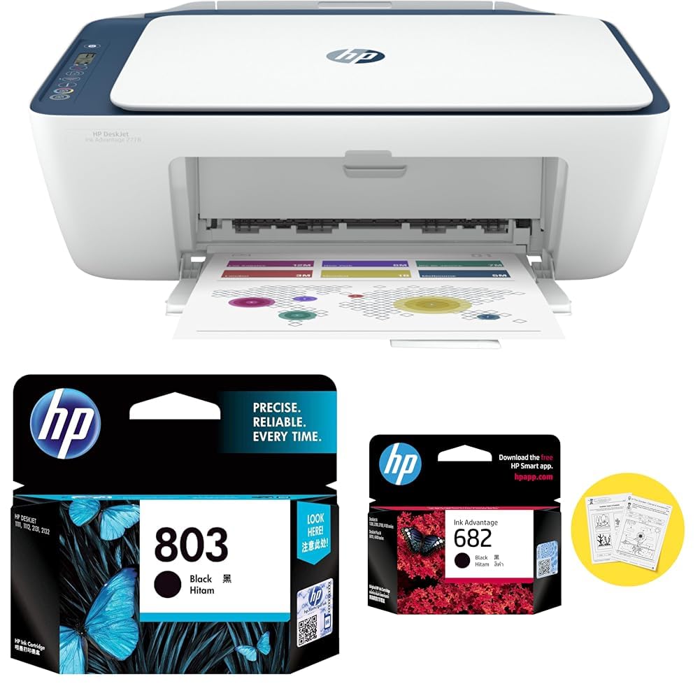 HP Ink Advantage 2778 Wireless Printer, Copy, Scan, Dual Band WiFi, Bluetooth, USB, Simple Setup SMA (B0BBKMHXPV) Amazon Price History, Amazon Price Tracker