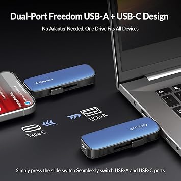 GiGimundo 2TB External Portable SSD+20-in-1 Docking Station
